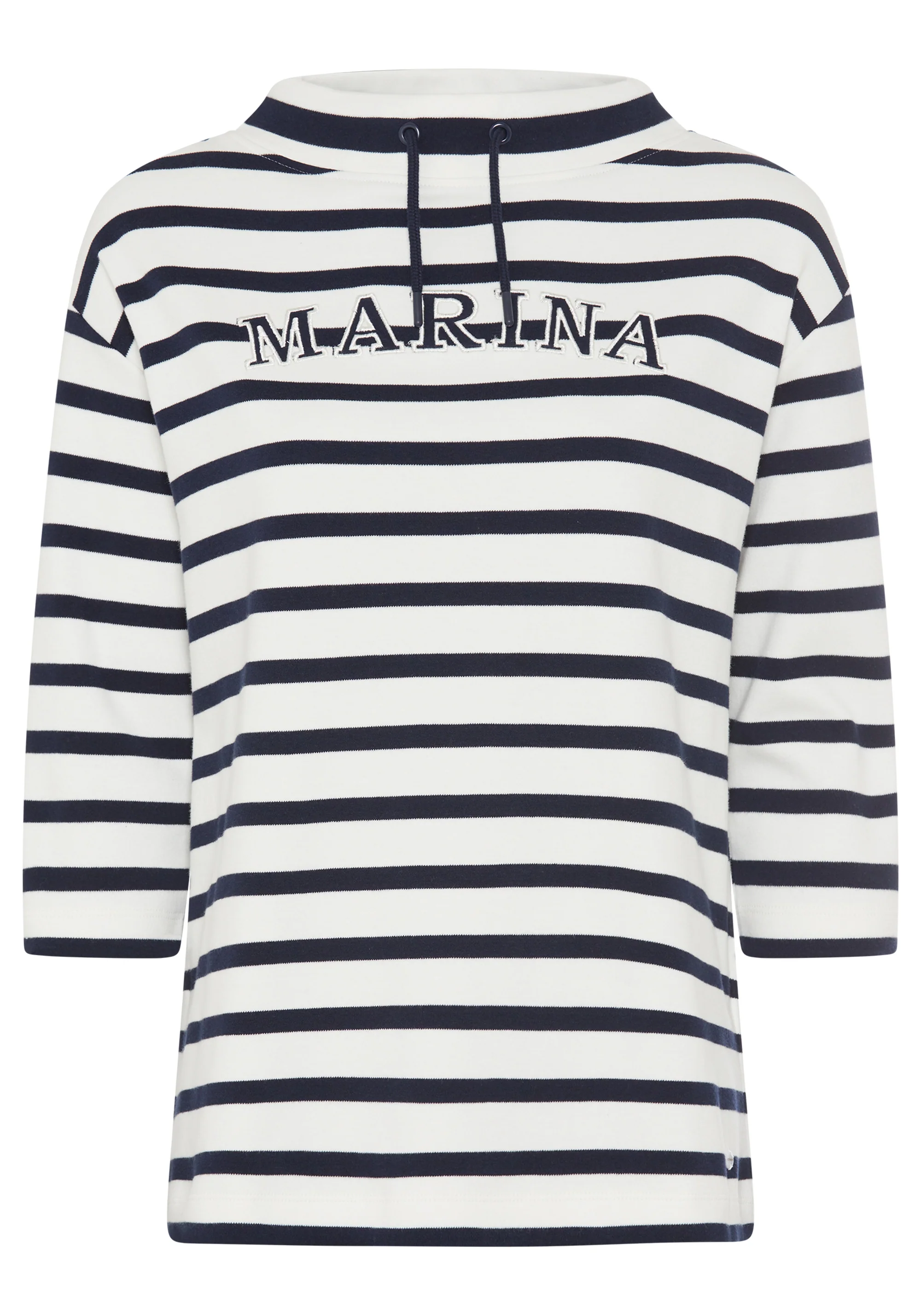 Nautical Striped Jersey Top - Image 4