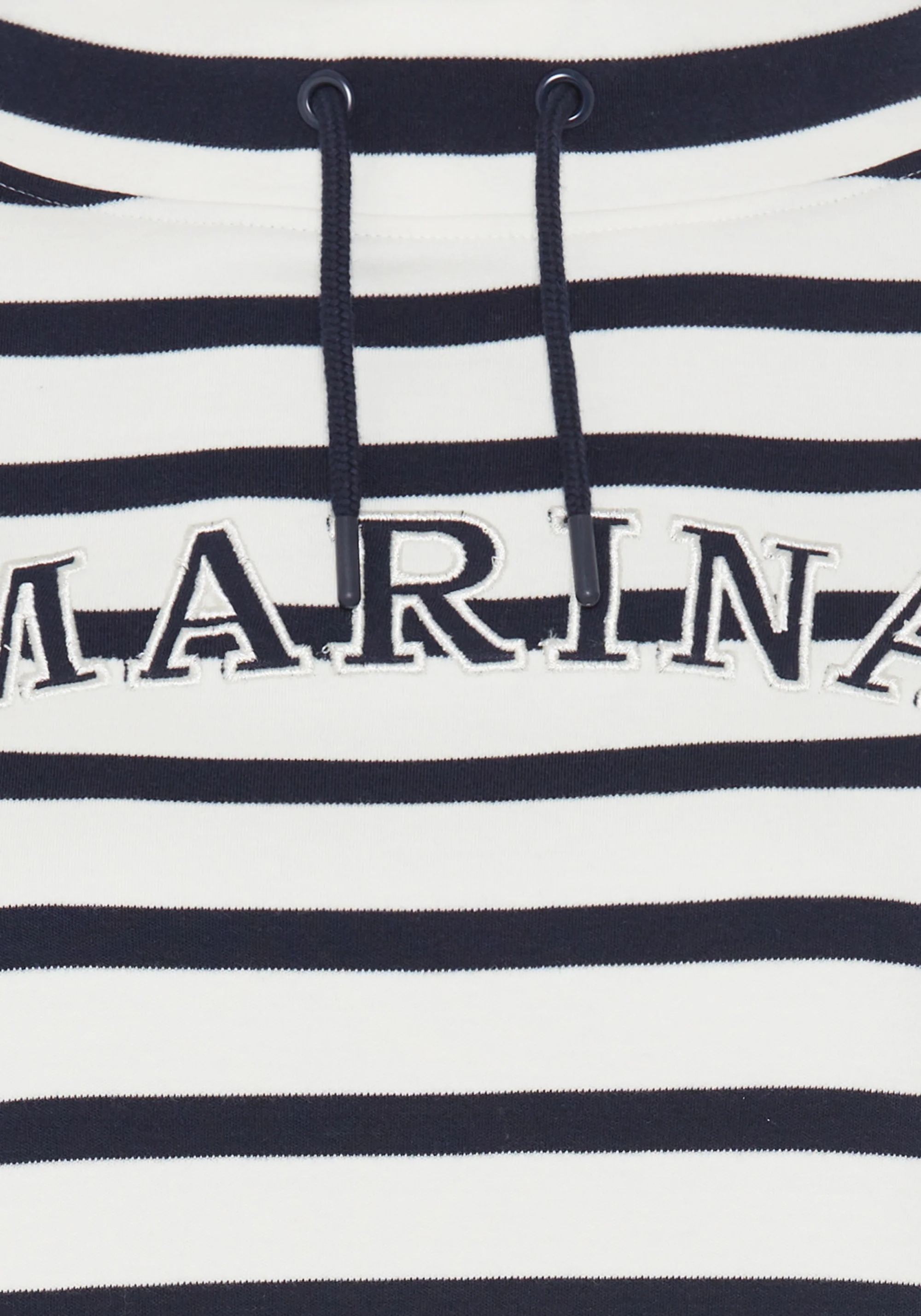 Nautical Striped Jersey Top - Image 6