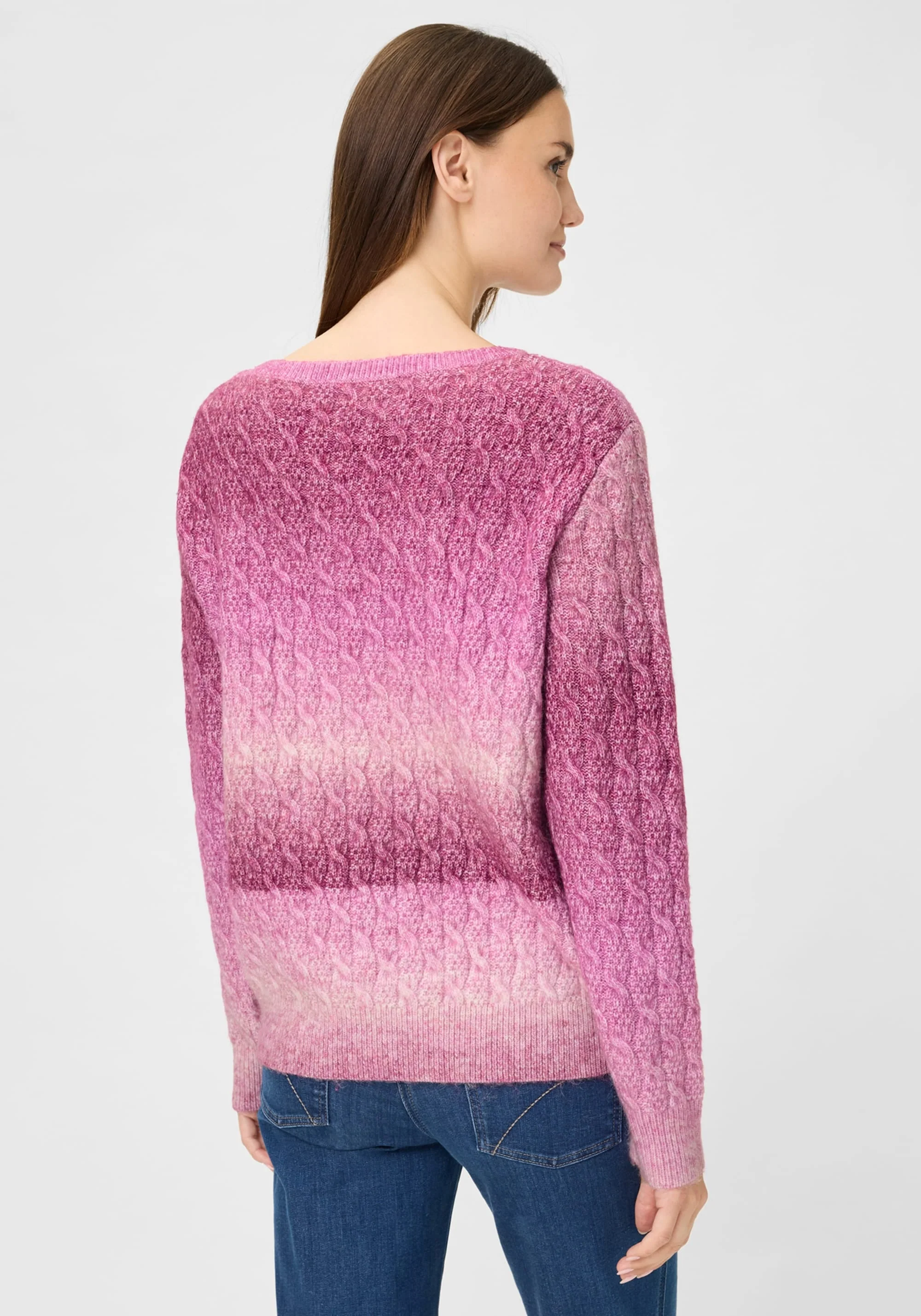 Ombré Cable Knit Sweater - Image 4