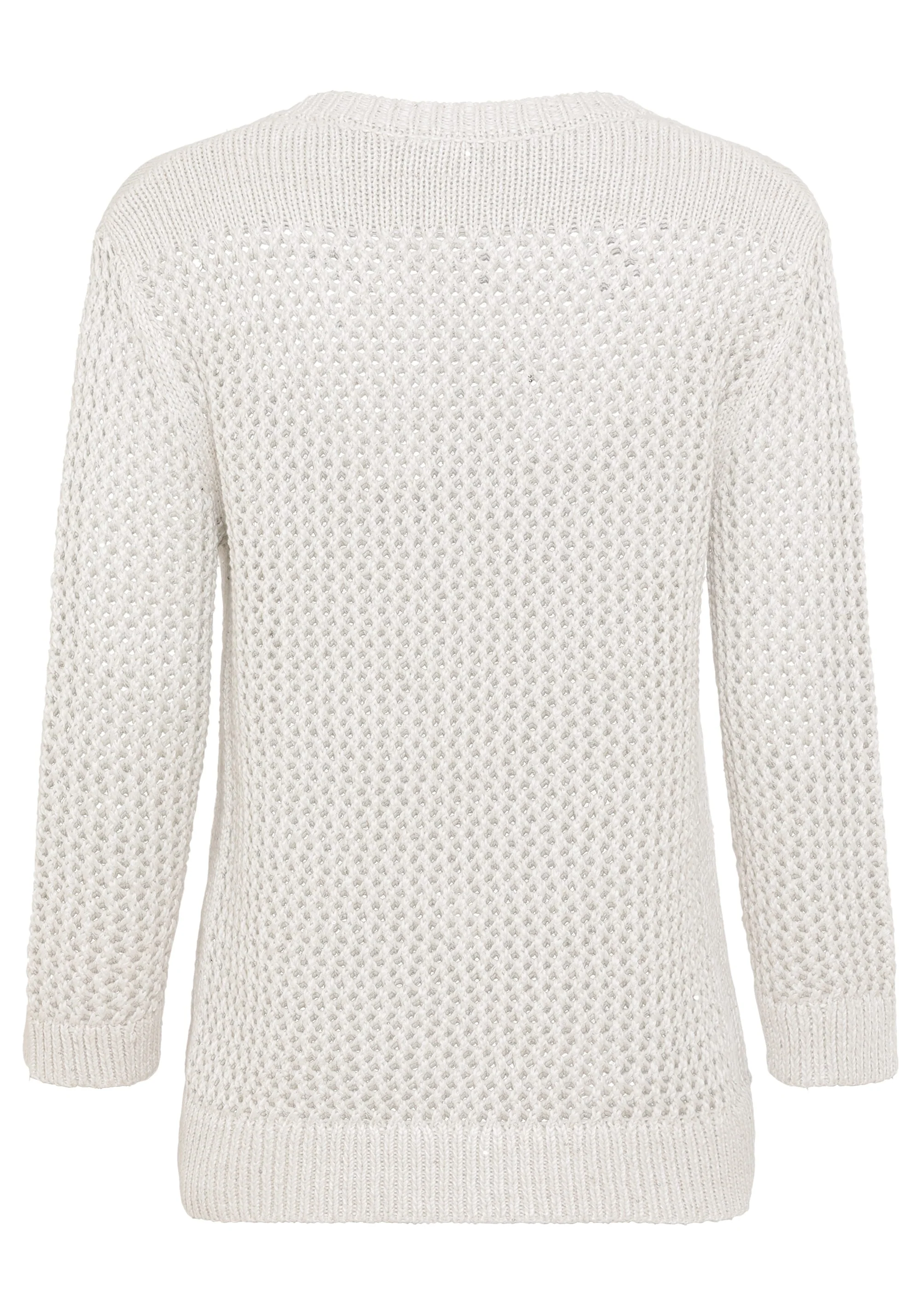 Open Knit Sparkle Pullover - Image 5