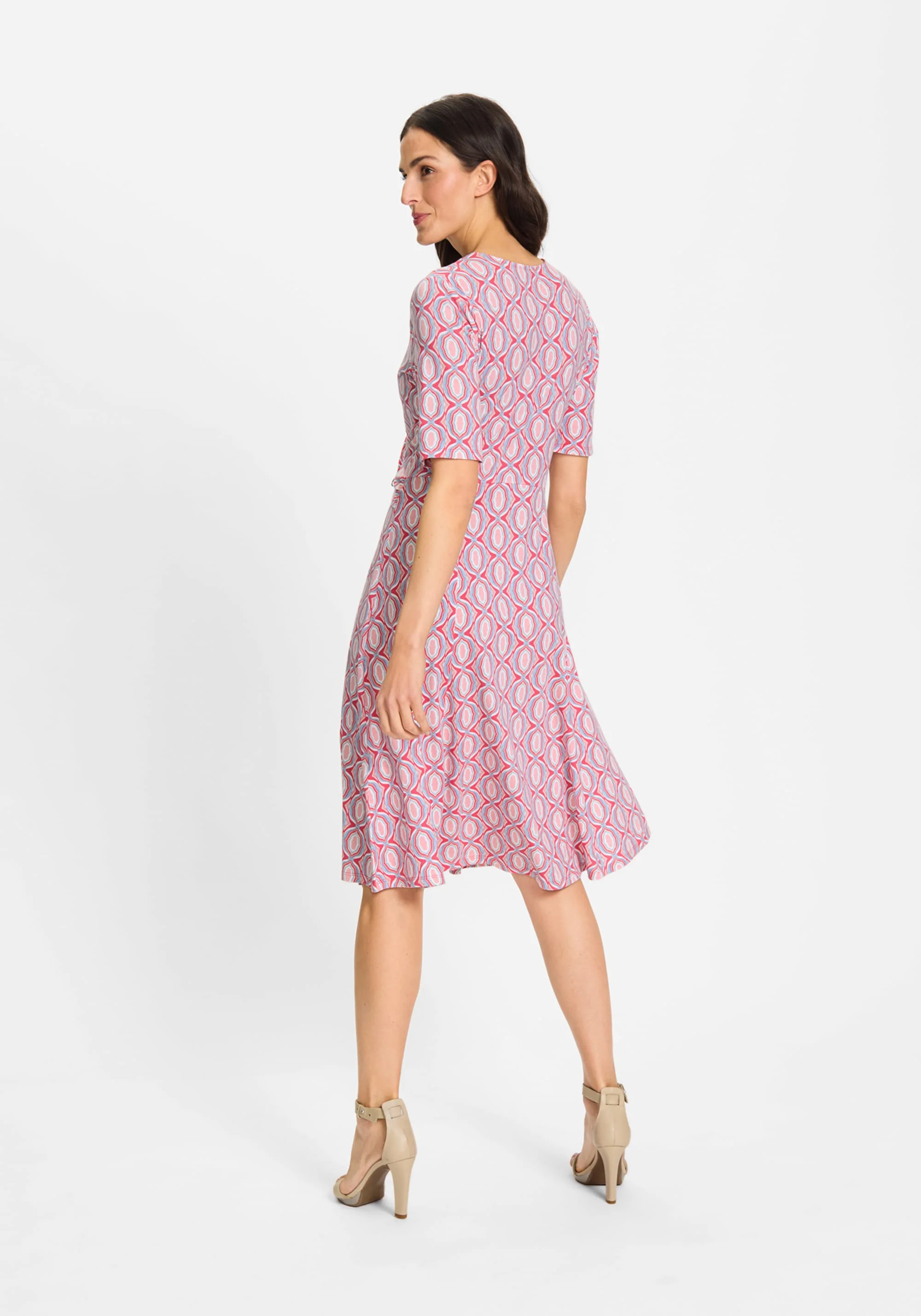Ornamental Print A-Line Dress - Image 2
