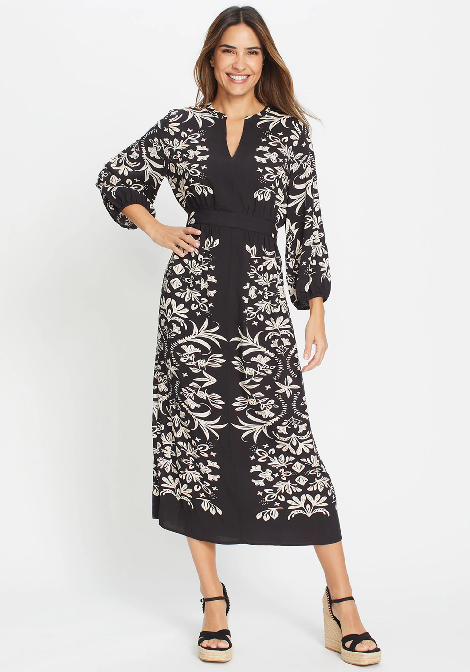 Ornamental Print Dress - Image 2
