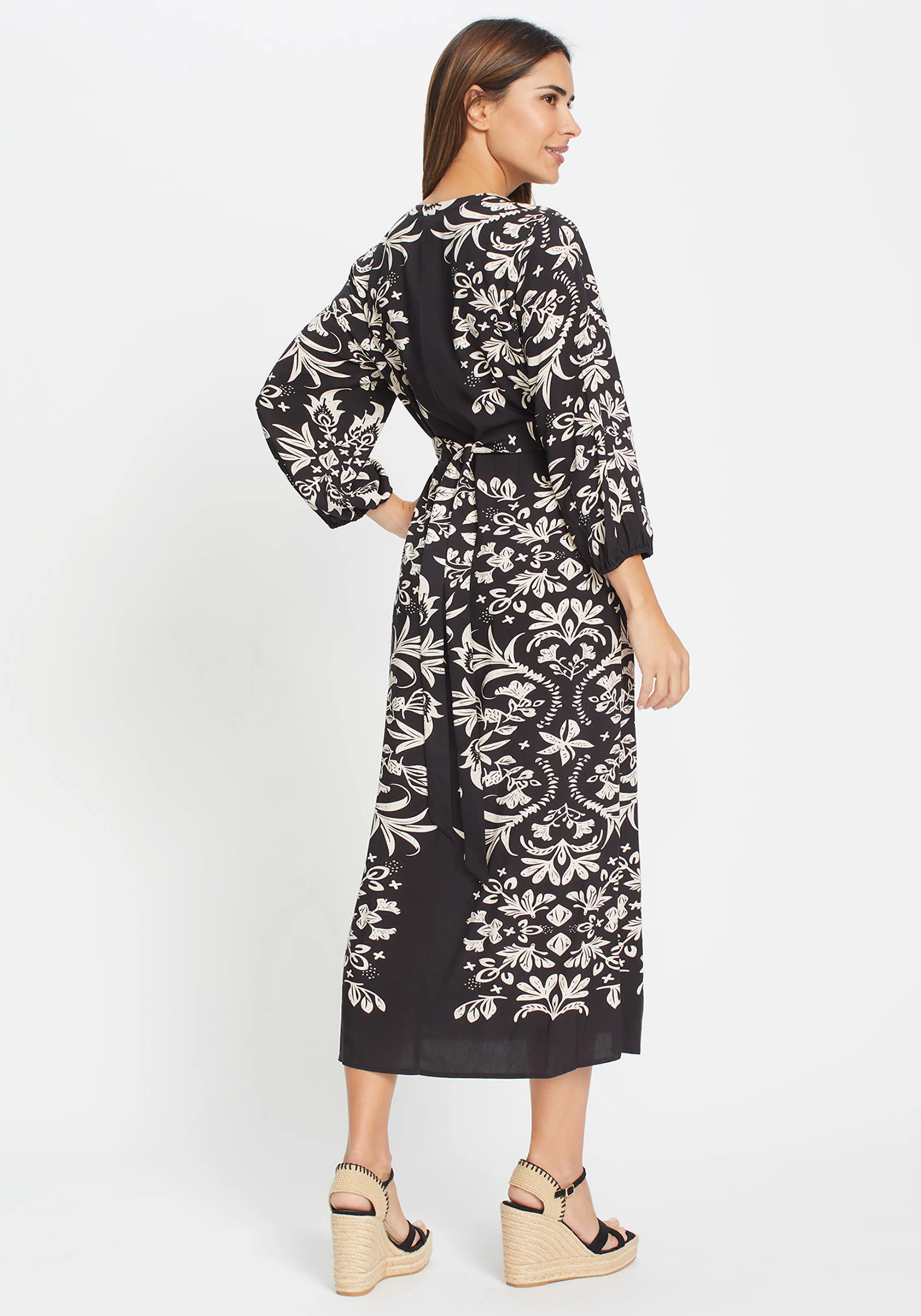 Ornamental Print Dress - Image 3