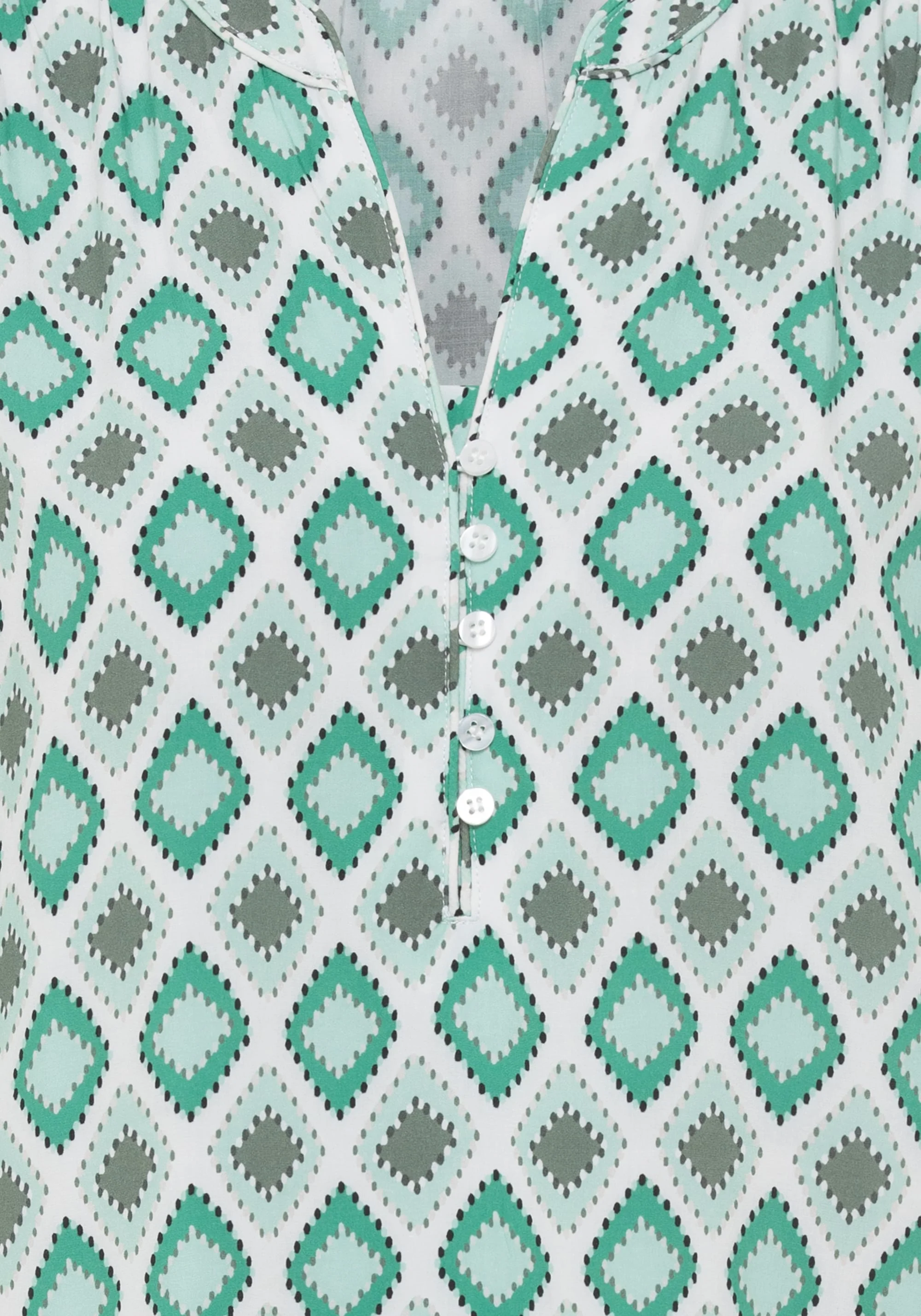 Ornamental Print Tunic Blouse - Image 5