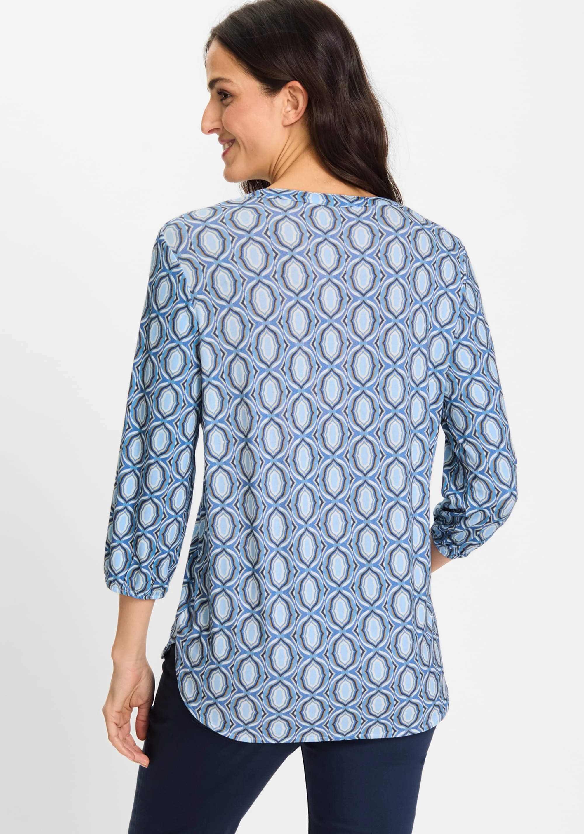 Ornamental Print Tunic T-Shirt - Image 2