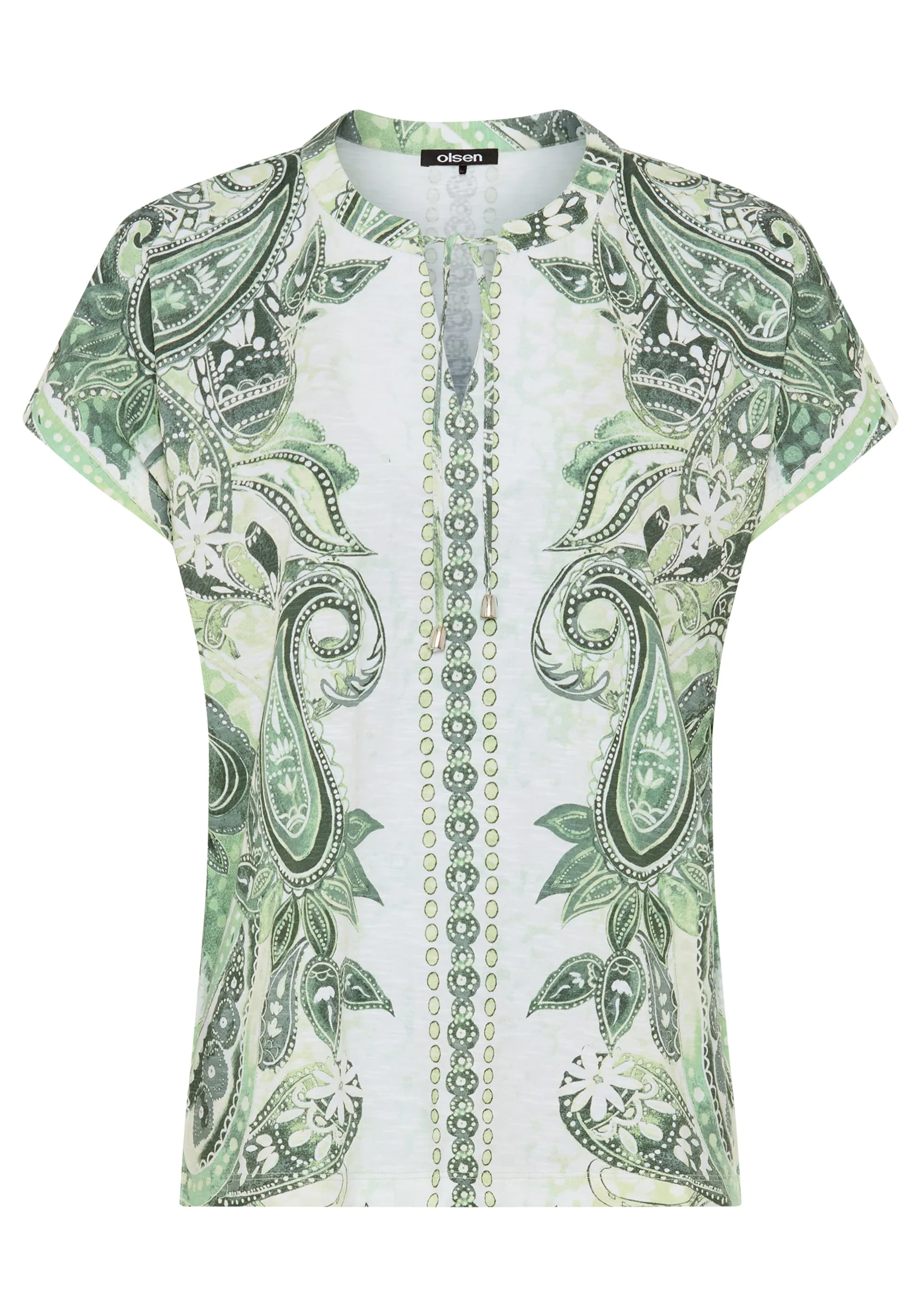 Paisley Panneaux Print T-Shirt - Image 5
