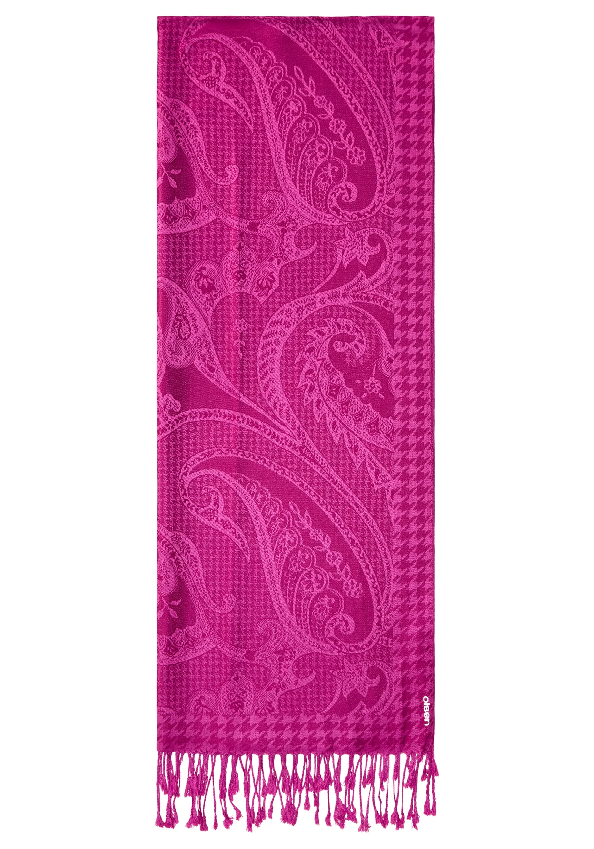 Paisley Scarf with Fringe - Image 2