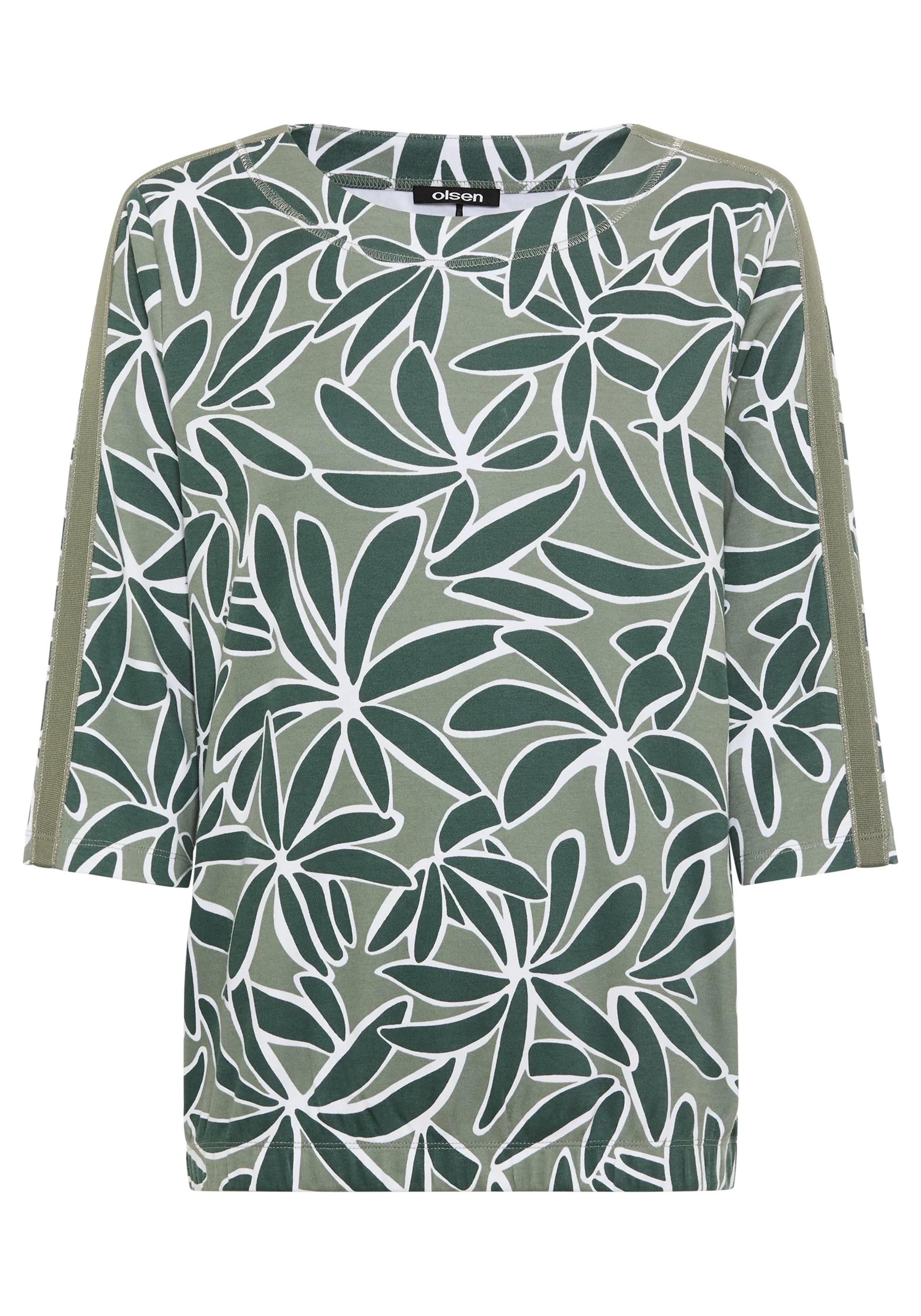 Palm Design Jersey Top - Image 6