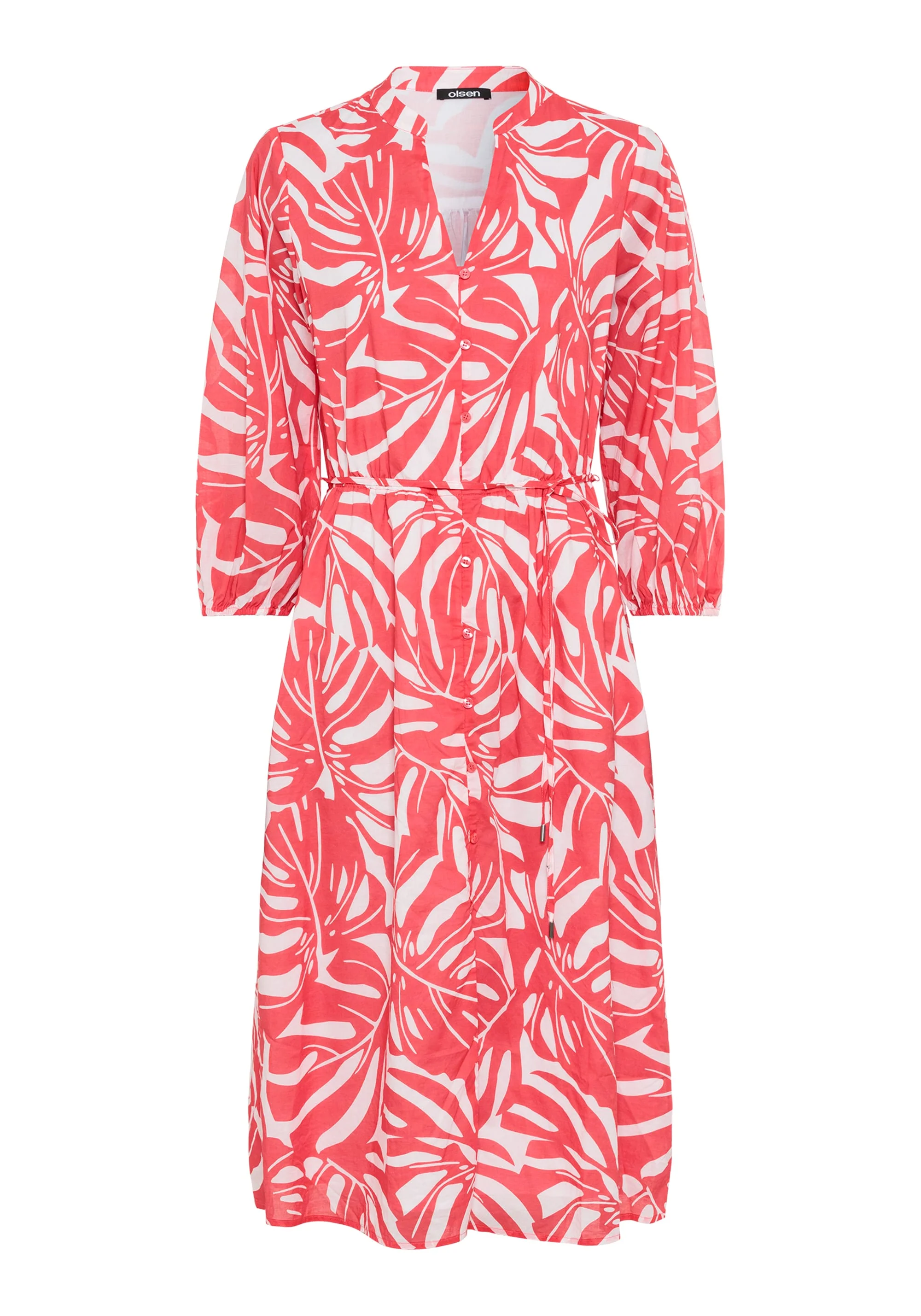 Palm Statement Print Dress - Image 4