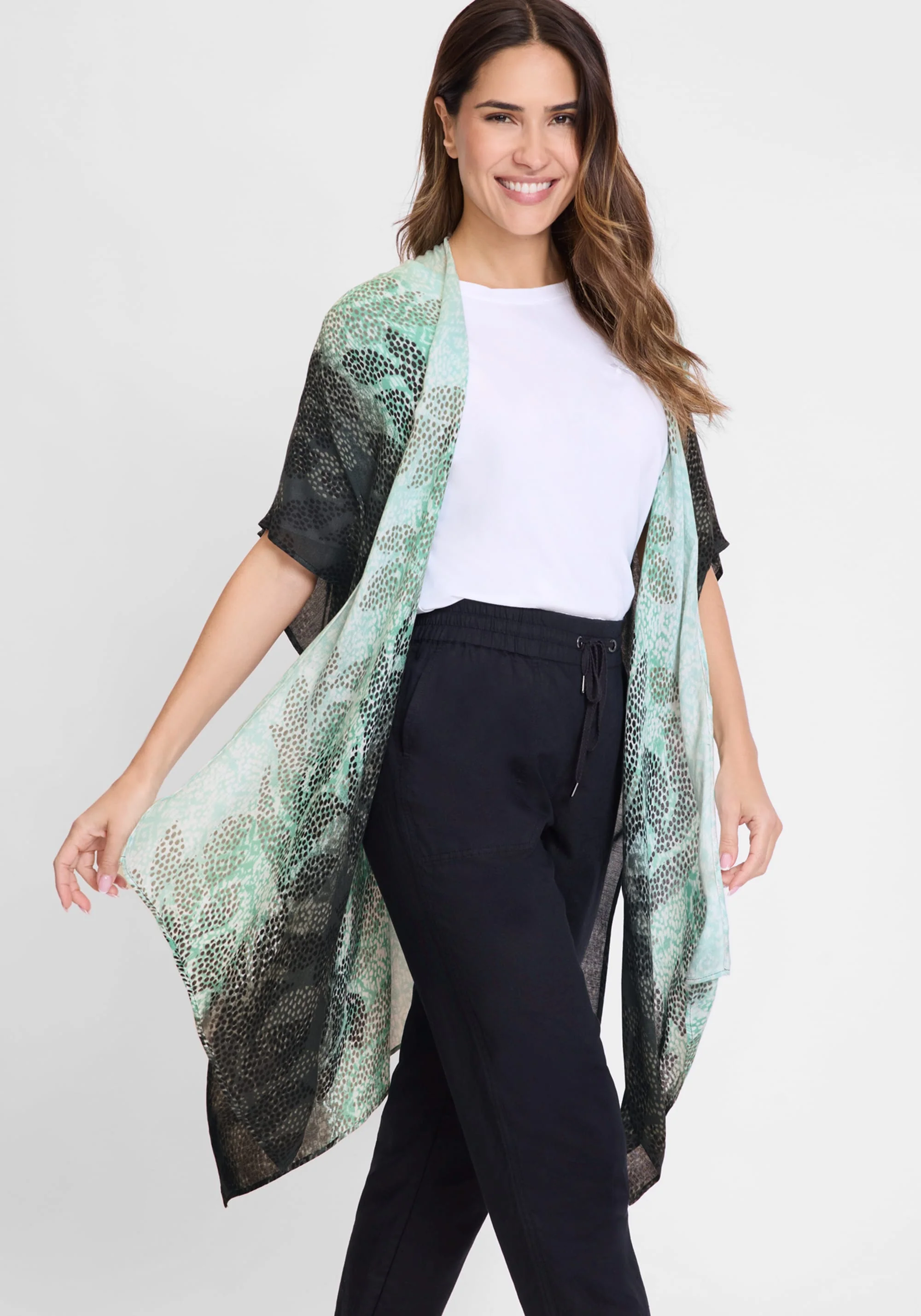 Panneaux Print Summer Cape