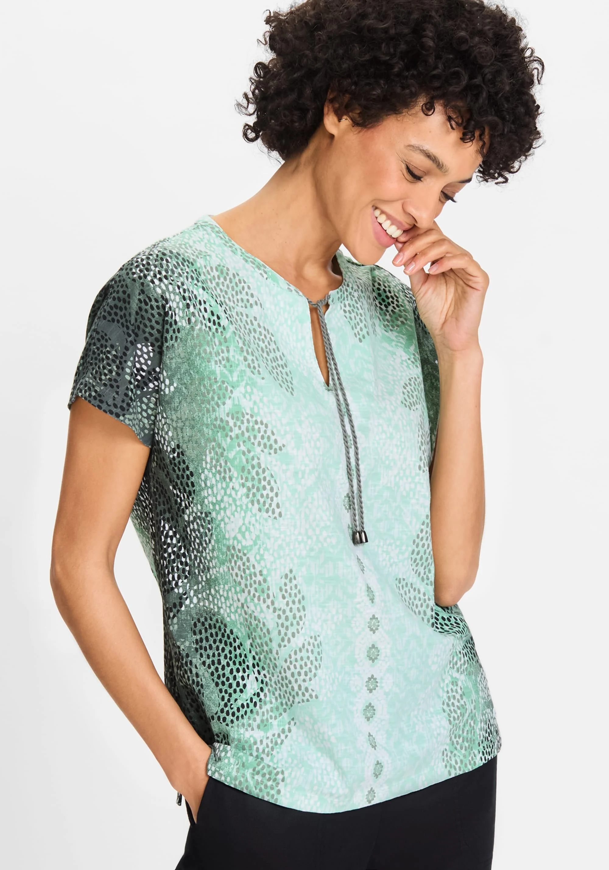 Panneaux  Print Tunic T-Shirt