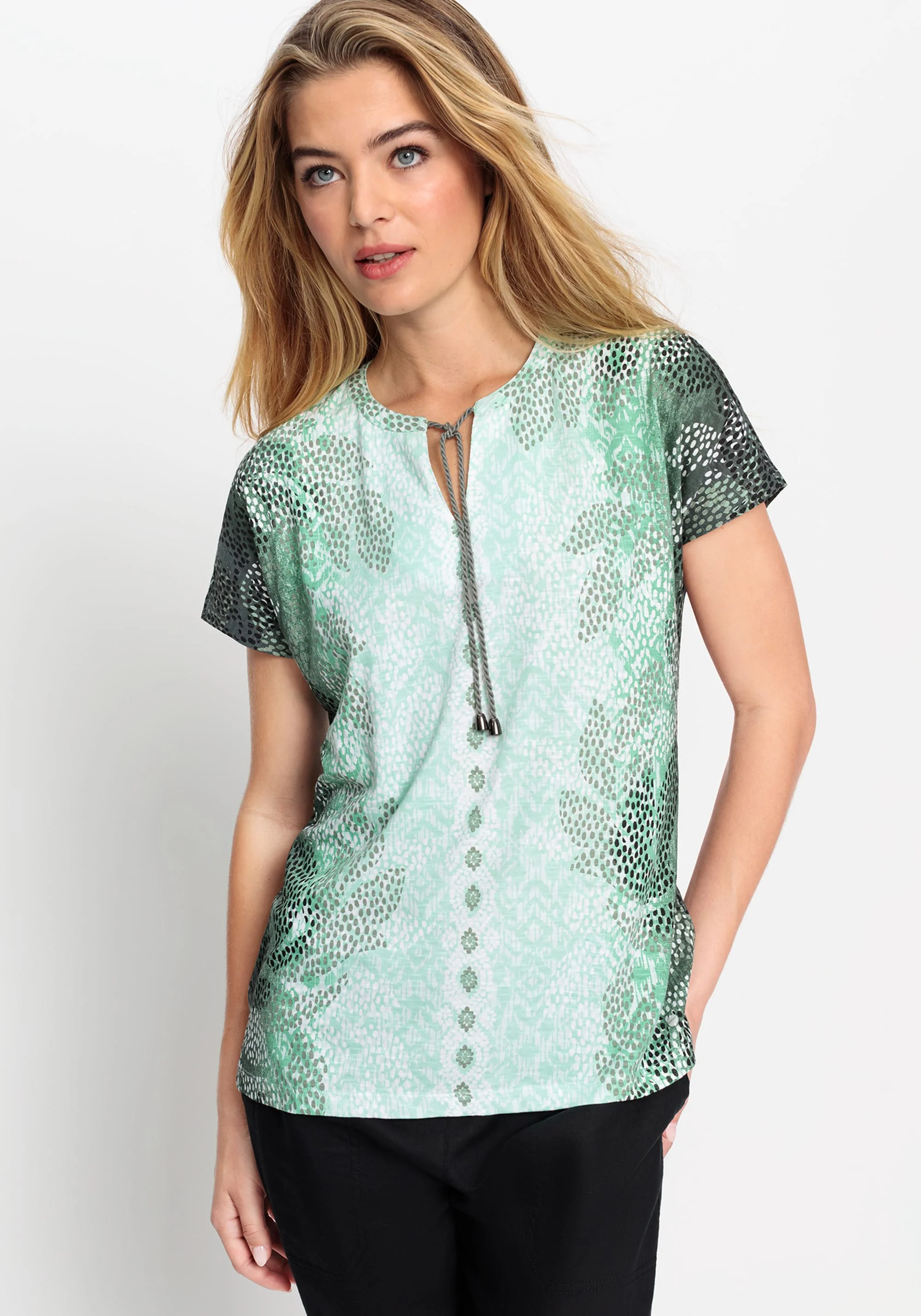 Panneaux  Print Tunic T-Shirt - Image 2