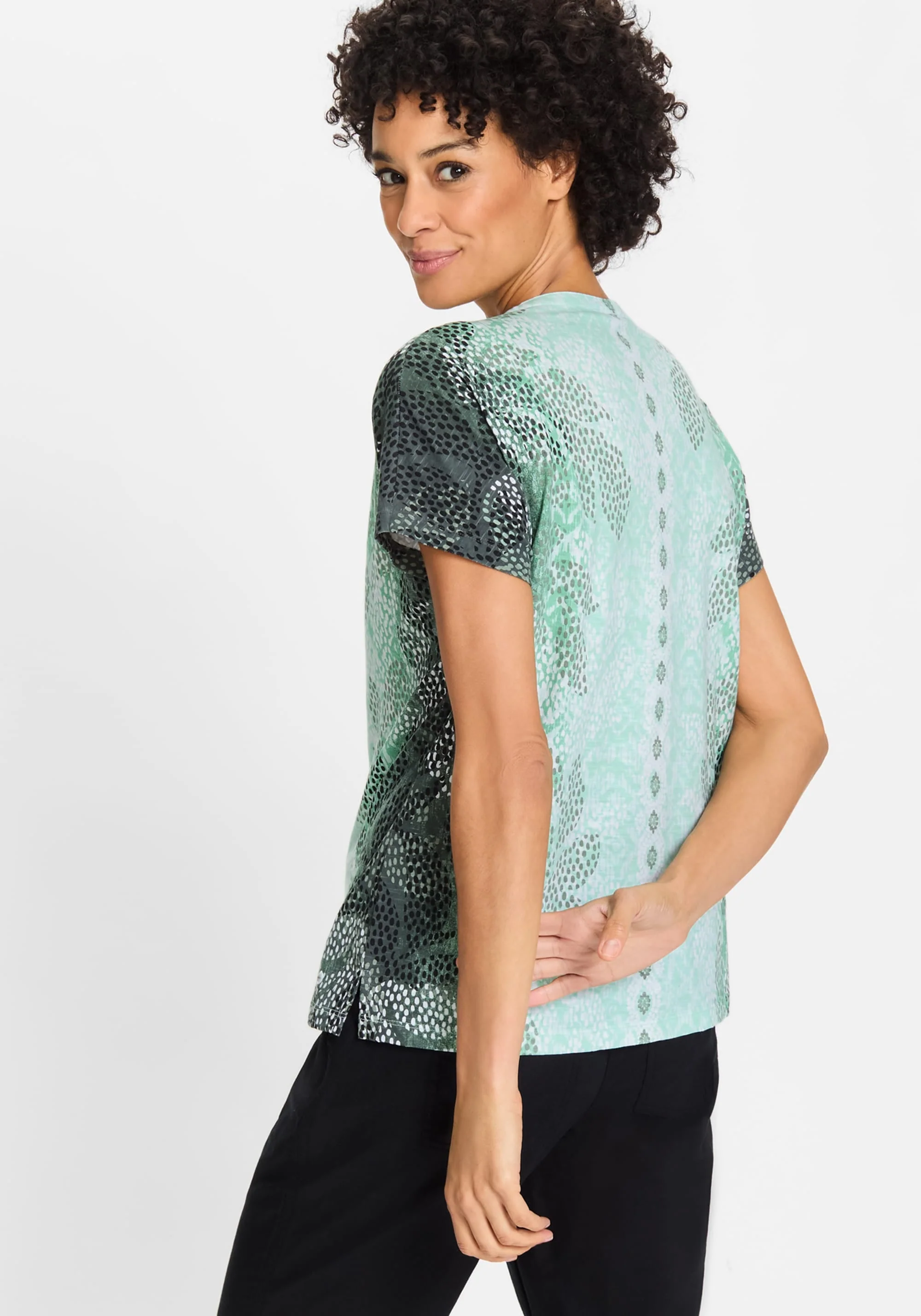 Panneaux  Print Tunic T-Shirt - Image 3