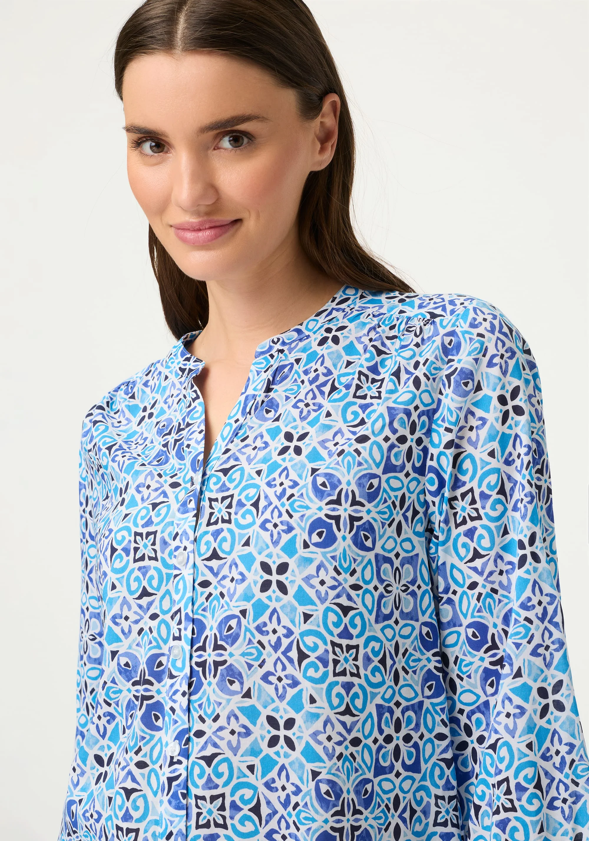 Panneaux Tile Print Tunic Shirt - Image 4