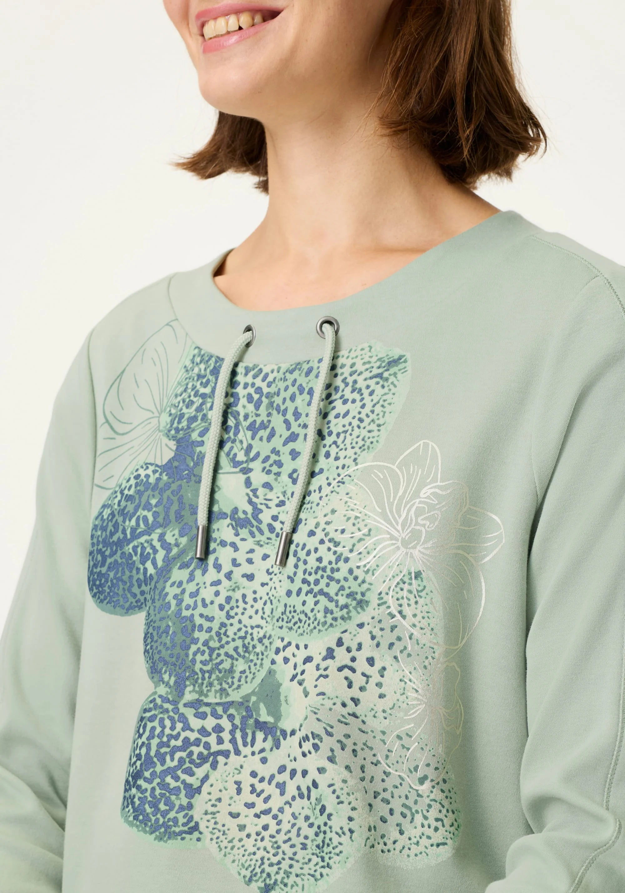 Placement Print Jersey Top - Image 3
