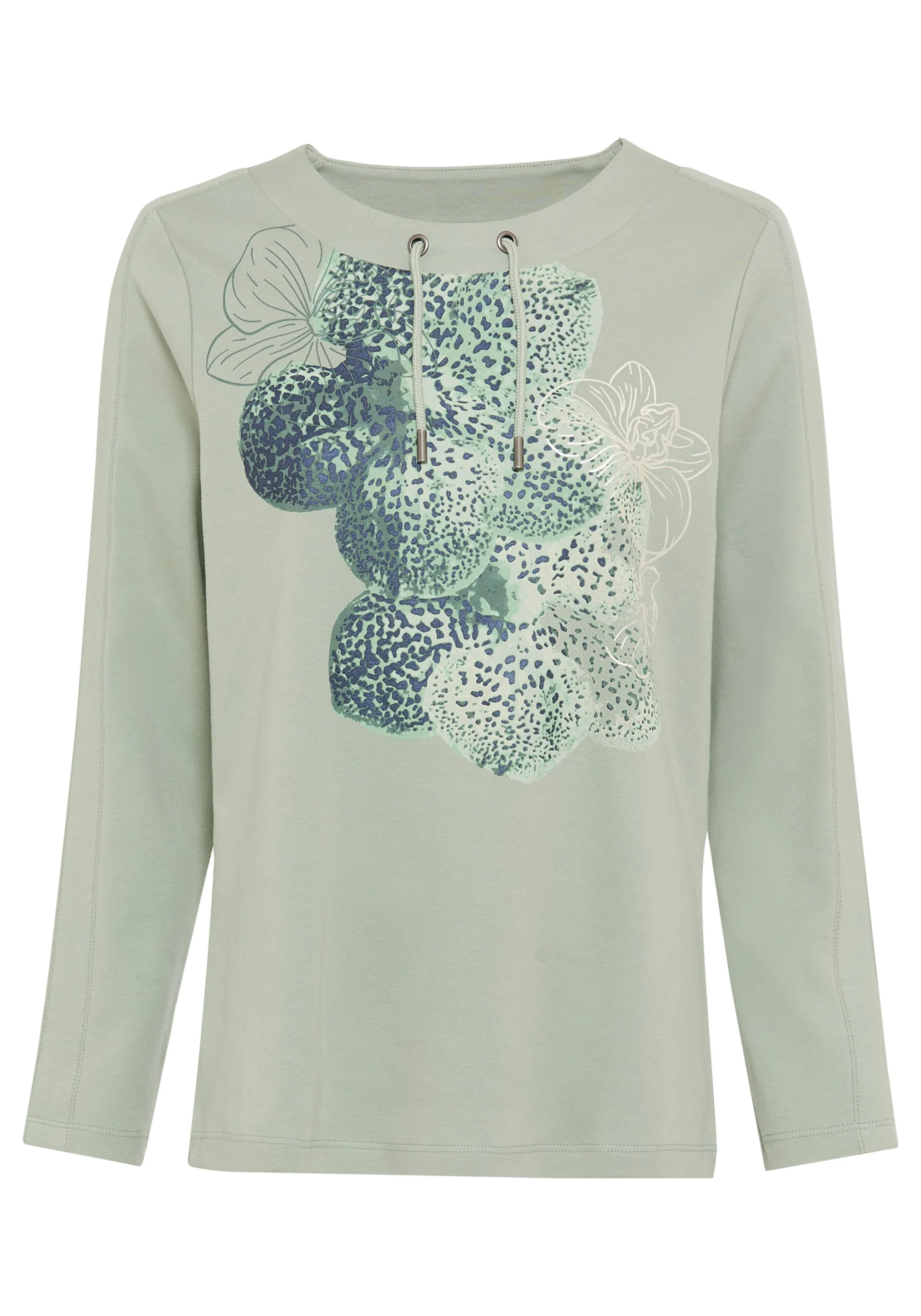 Placement Print Jersey Top - Image 6