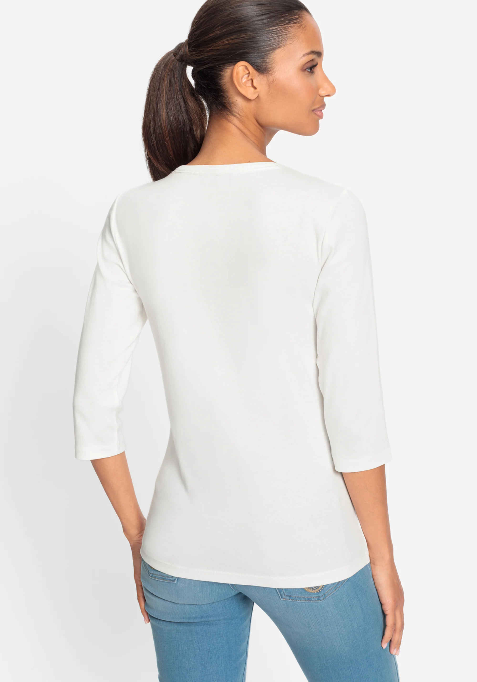 Placement Print T-Shirt - Image 2
