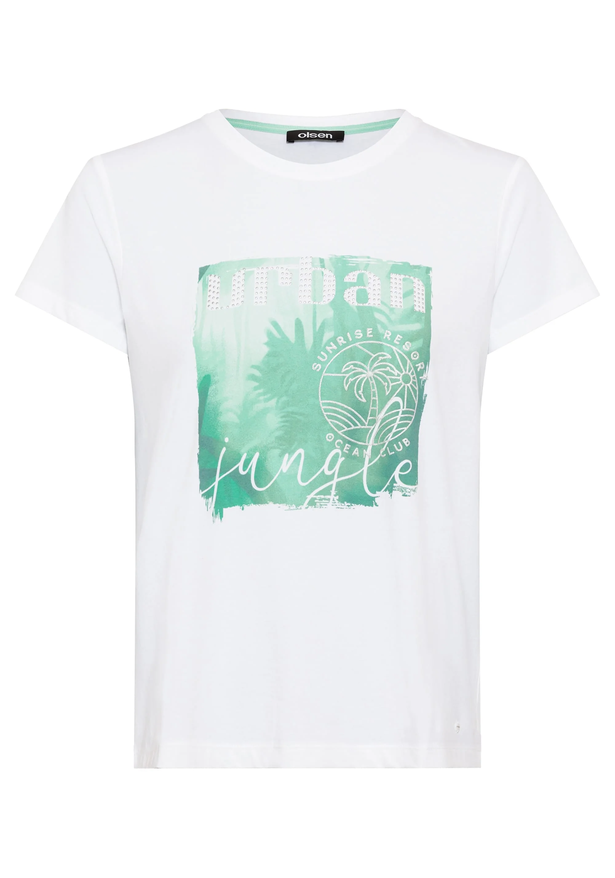 Placement Print T-Shirt - Image 4