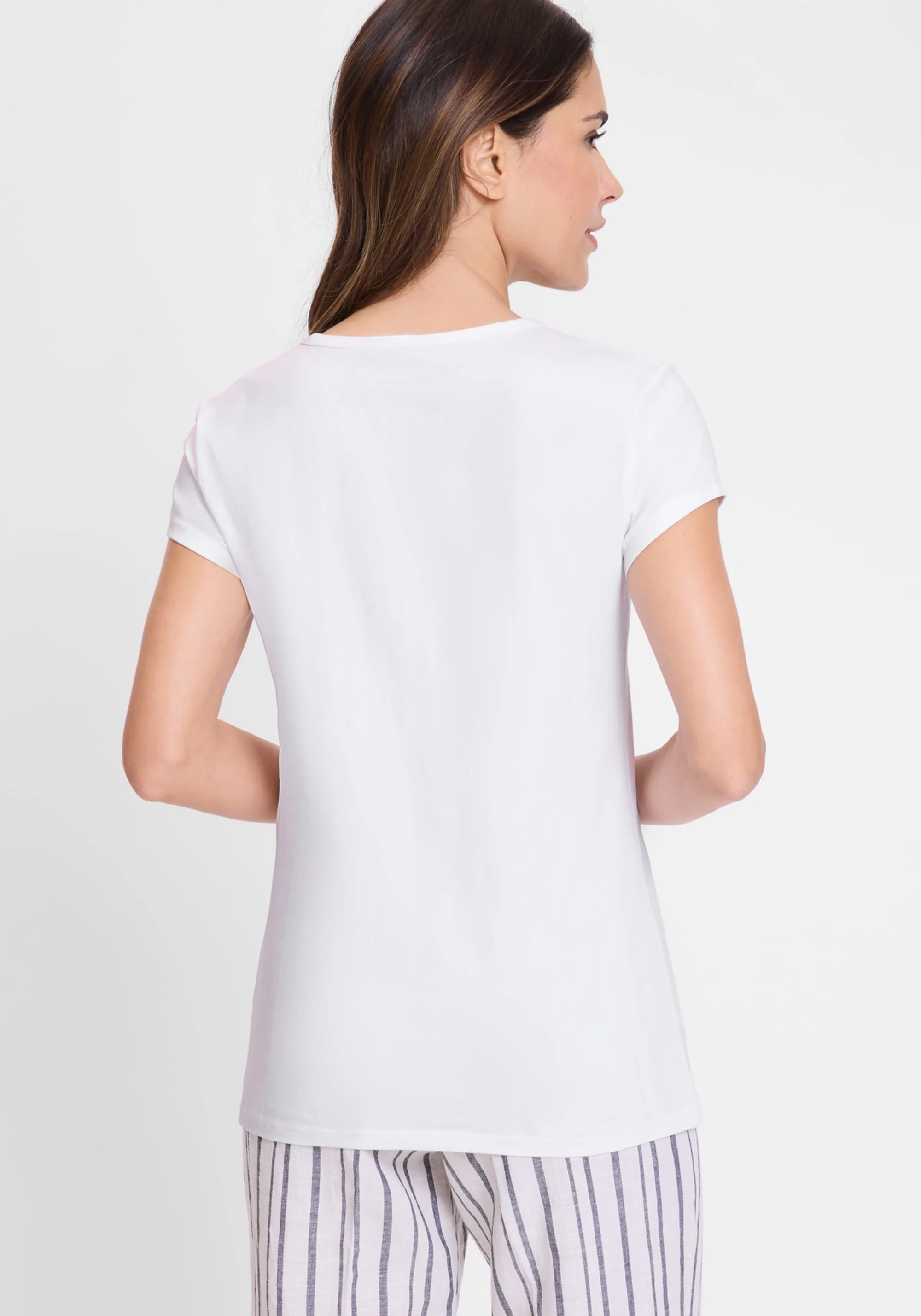 Placement Print T-Shirt - Image 2