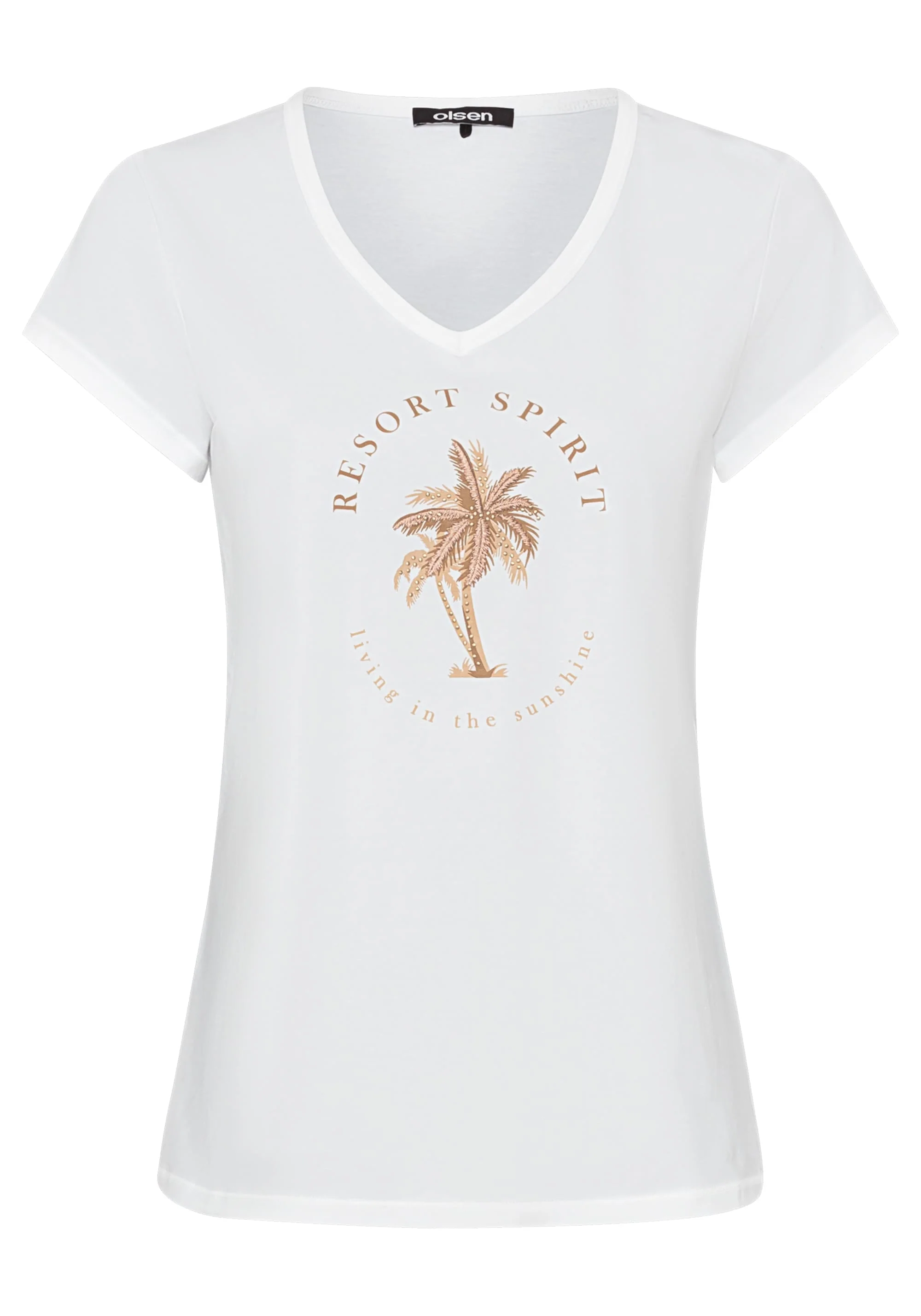 Placement Print T-Shirt - Image 3