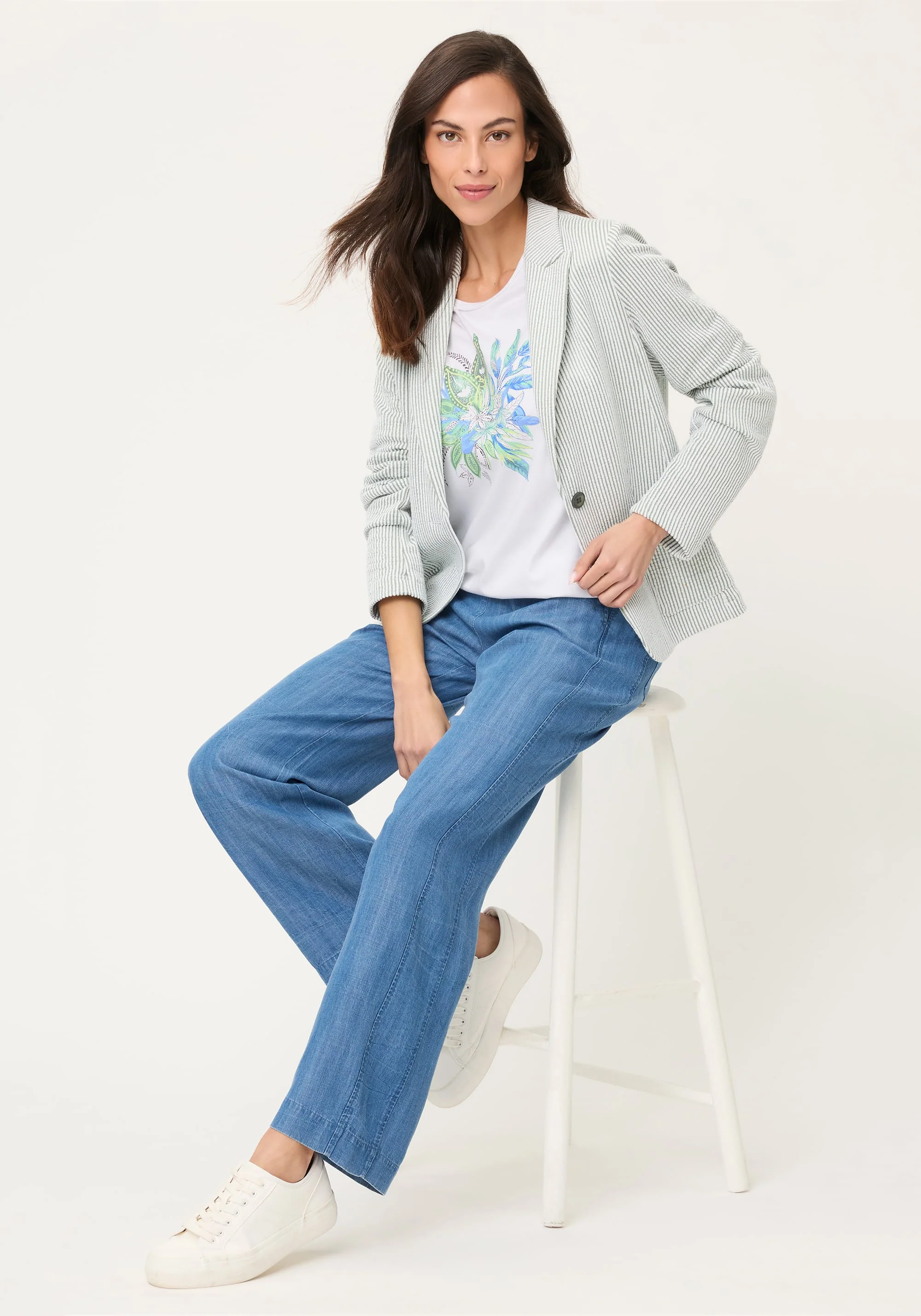 Placement Print T-Shirt - Image 4