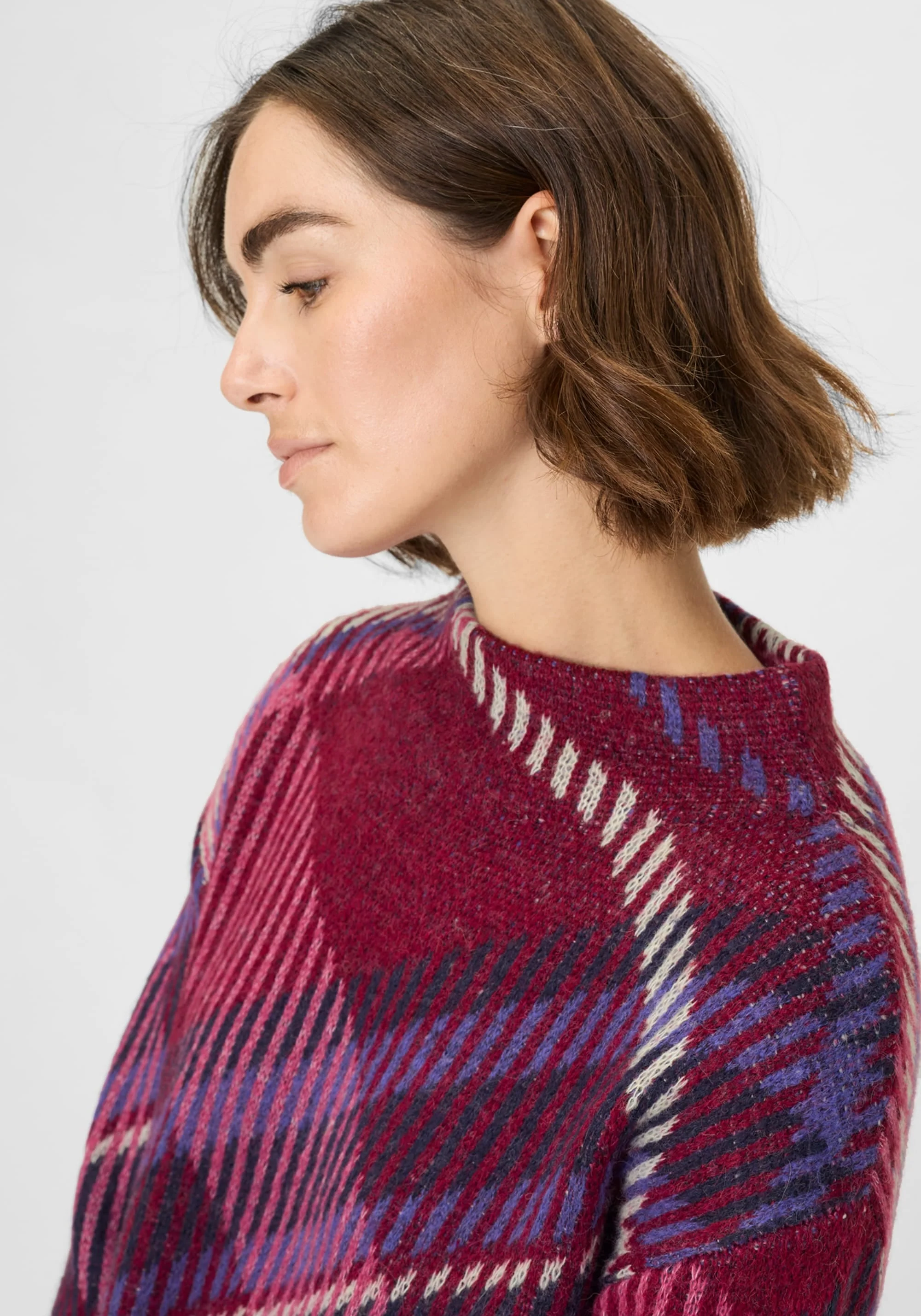 Plaid Statement Sweater - Image 4