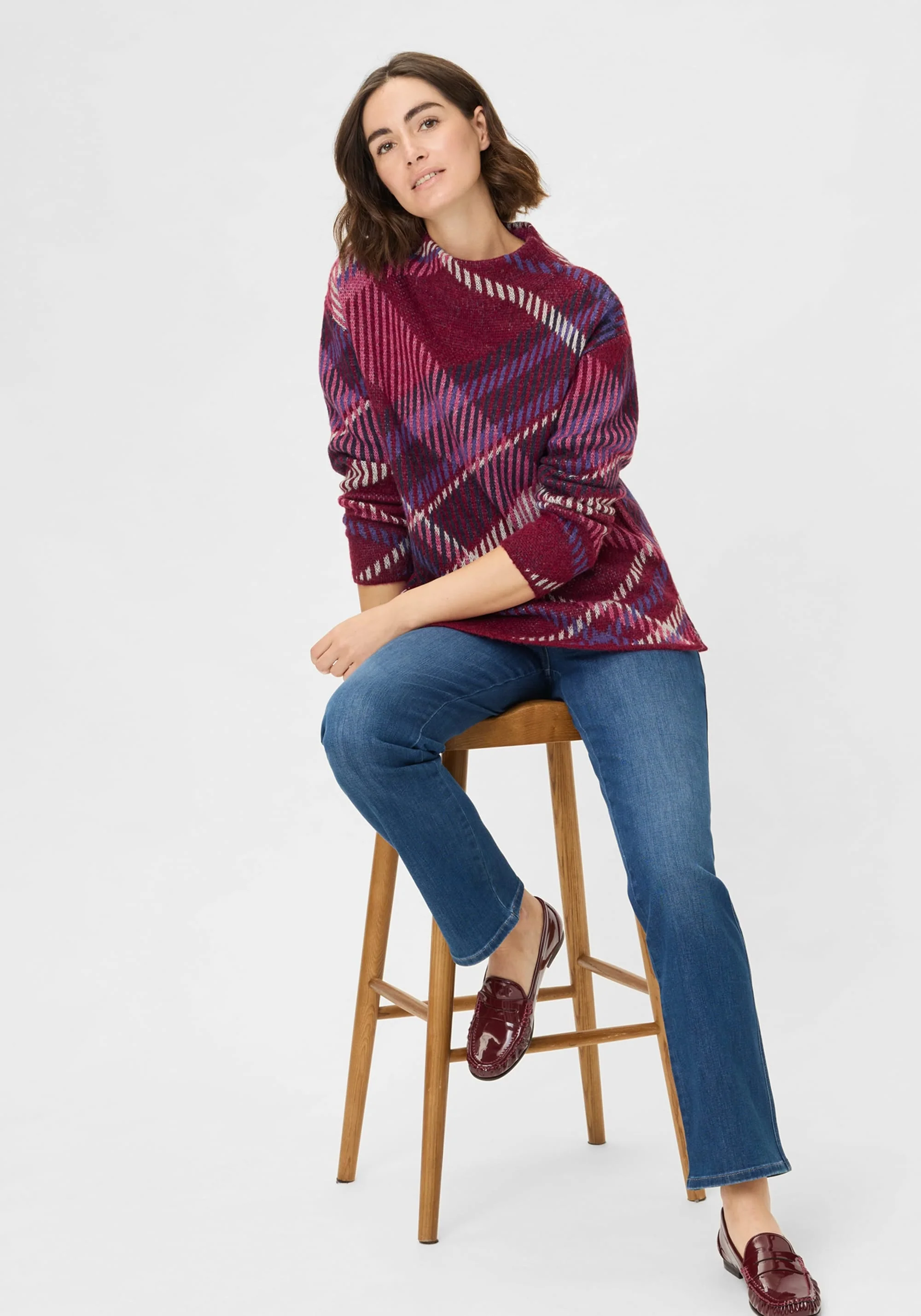 Plaid Statement Sweater - Image 5