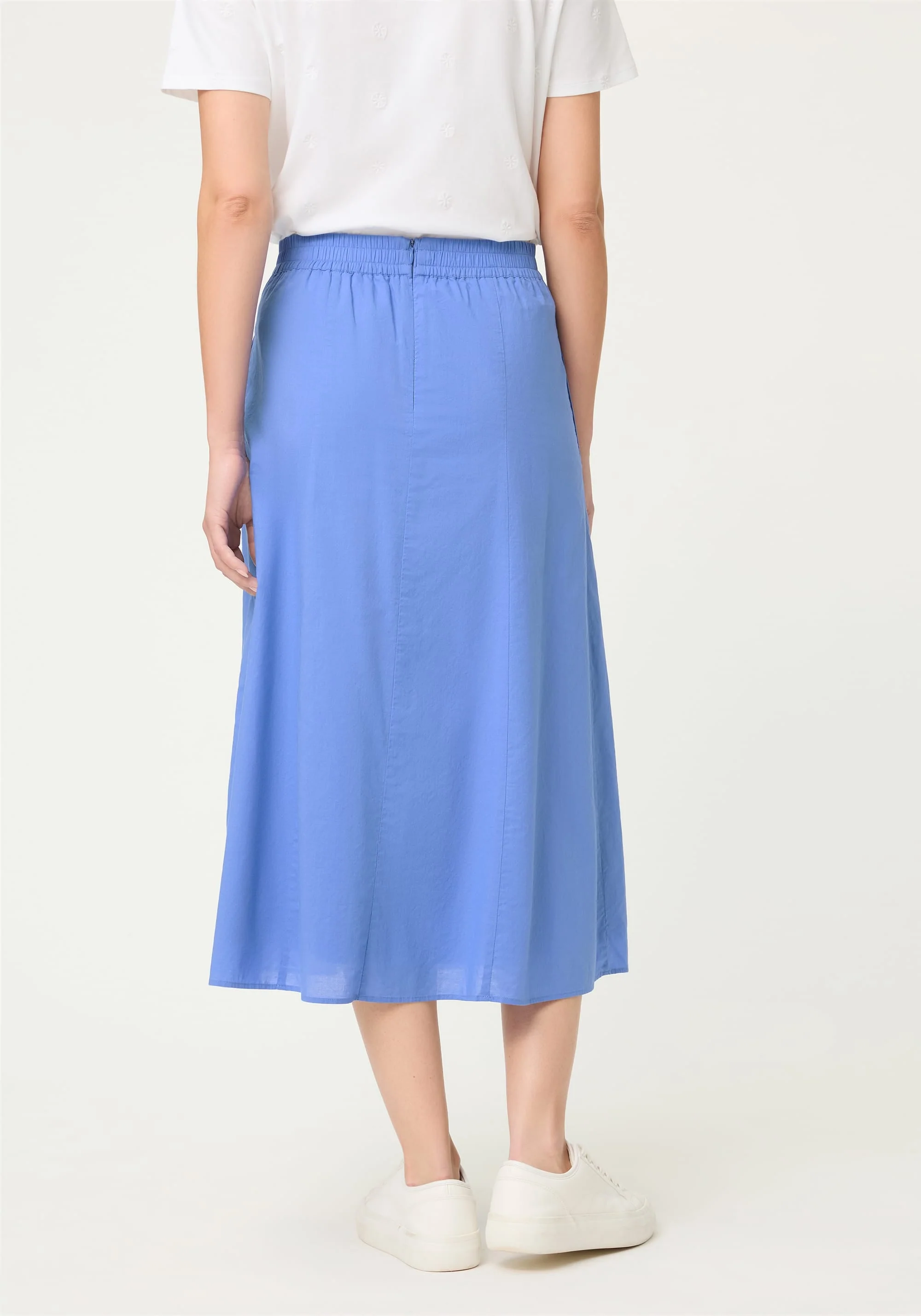 Pleated Midi Skirt - Image 3