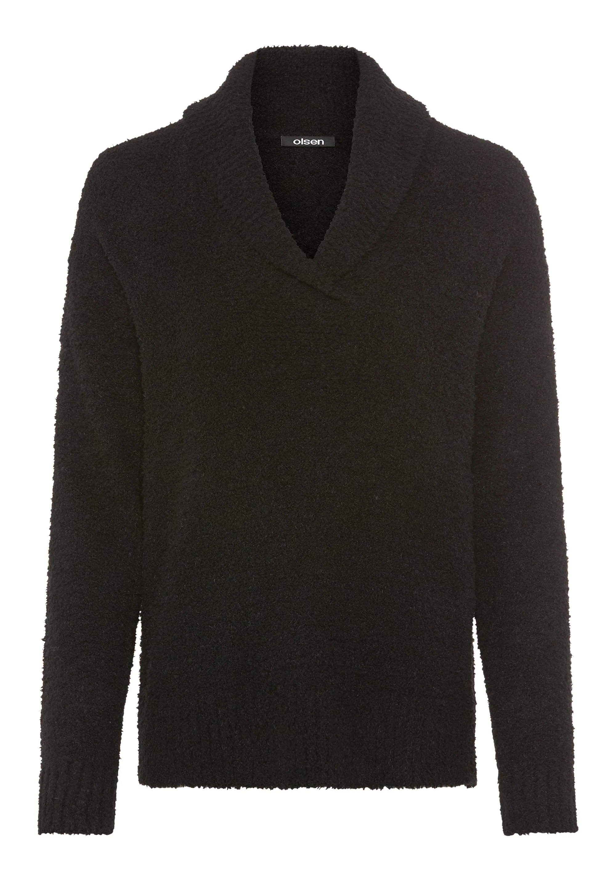 Plush Shawl Neck Sweater - Image 5