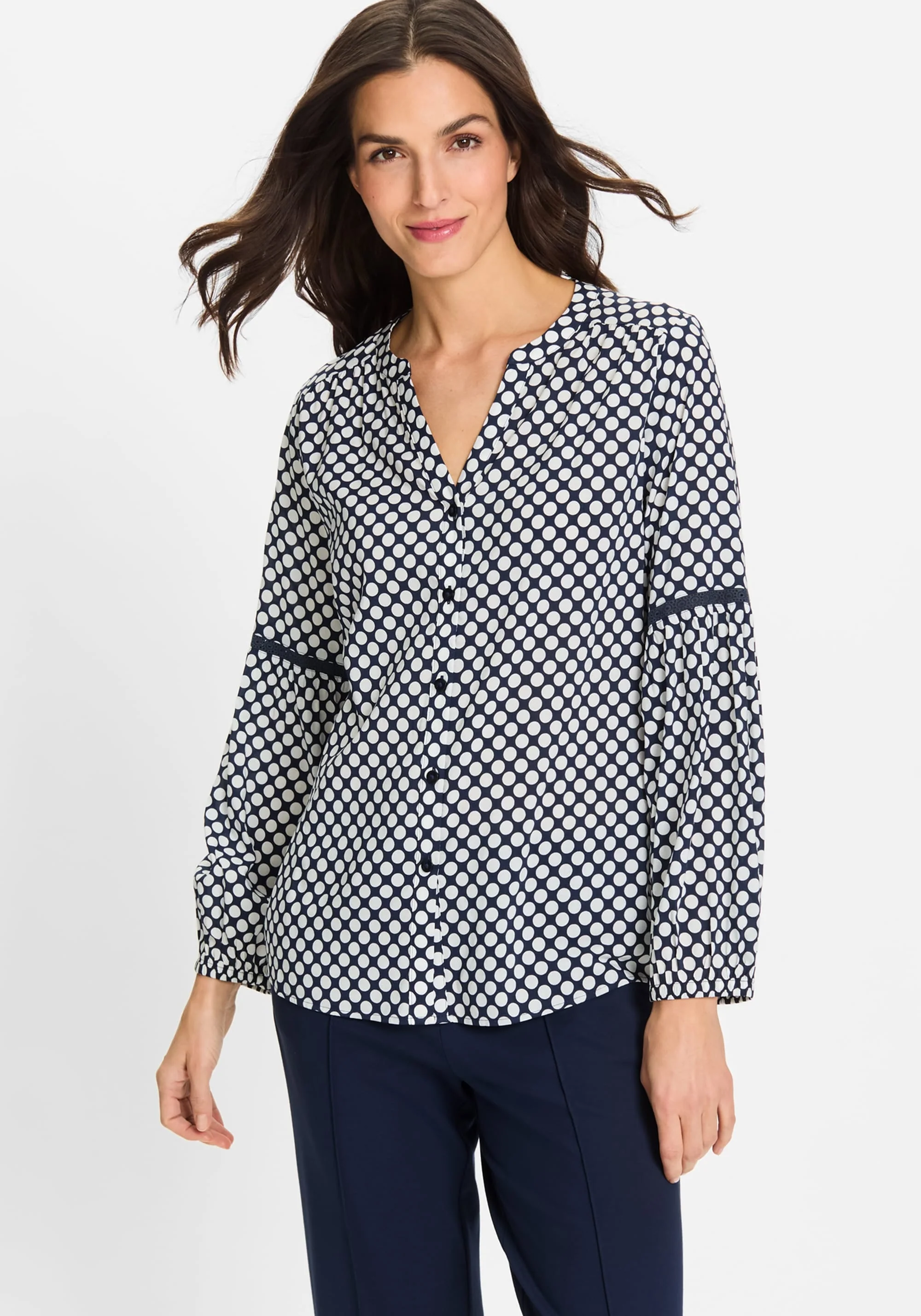 Polka Dot Tunic Shirt