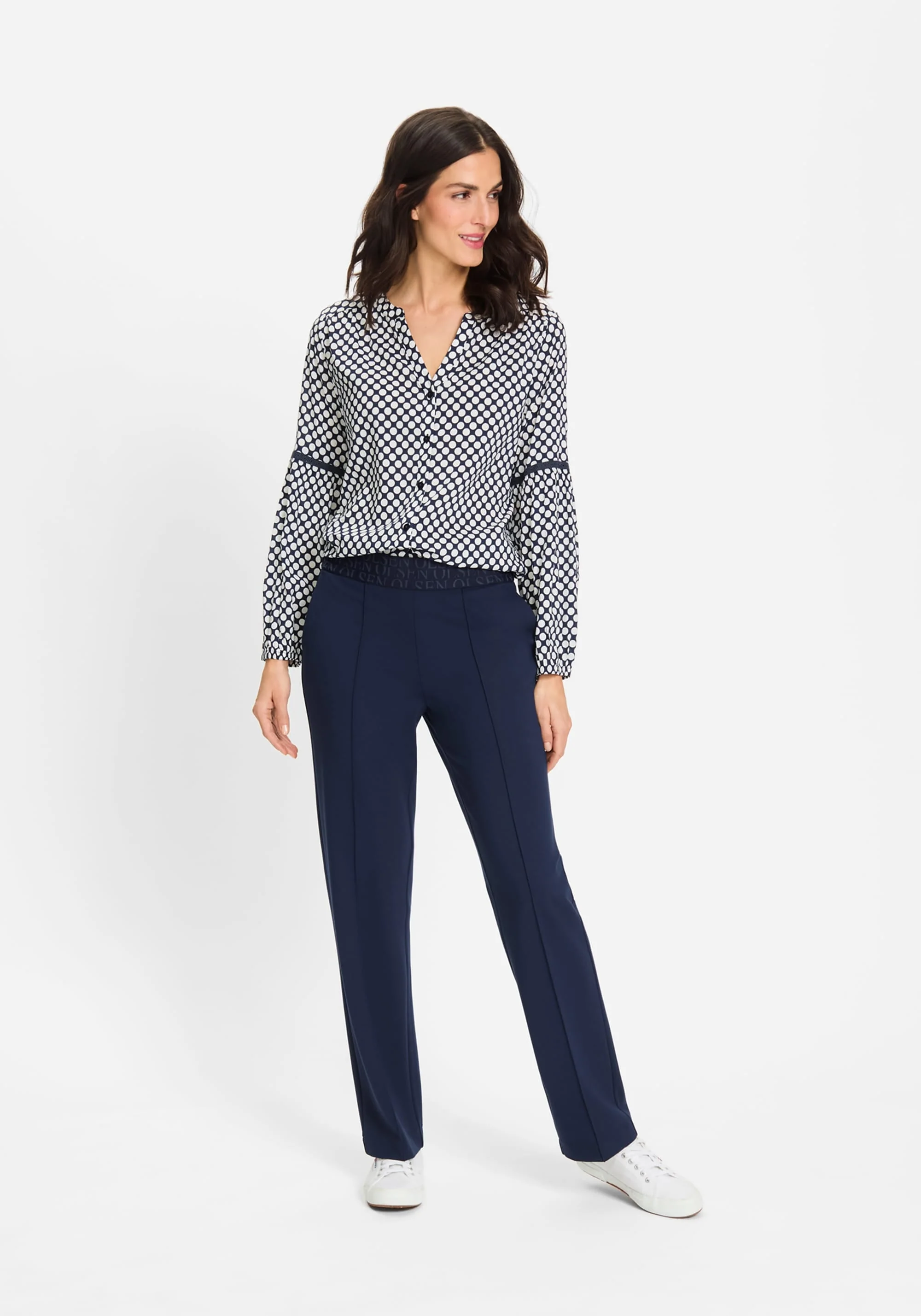 Polka Dot Tunic Shirt - Image 6