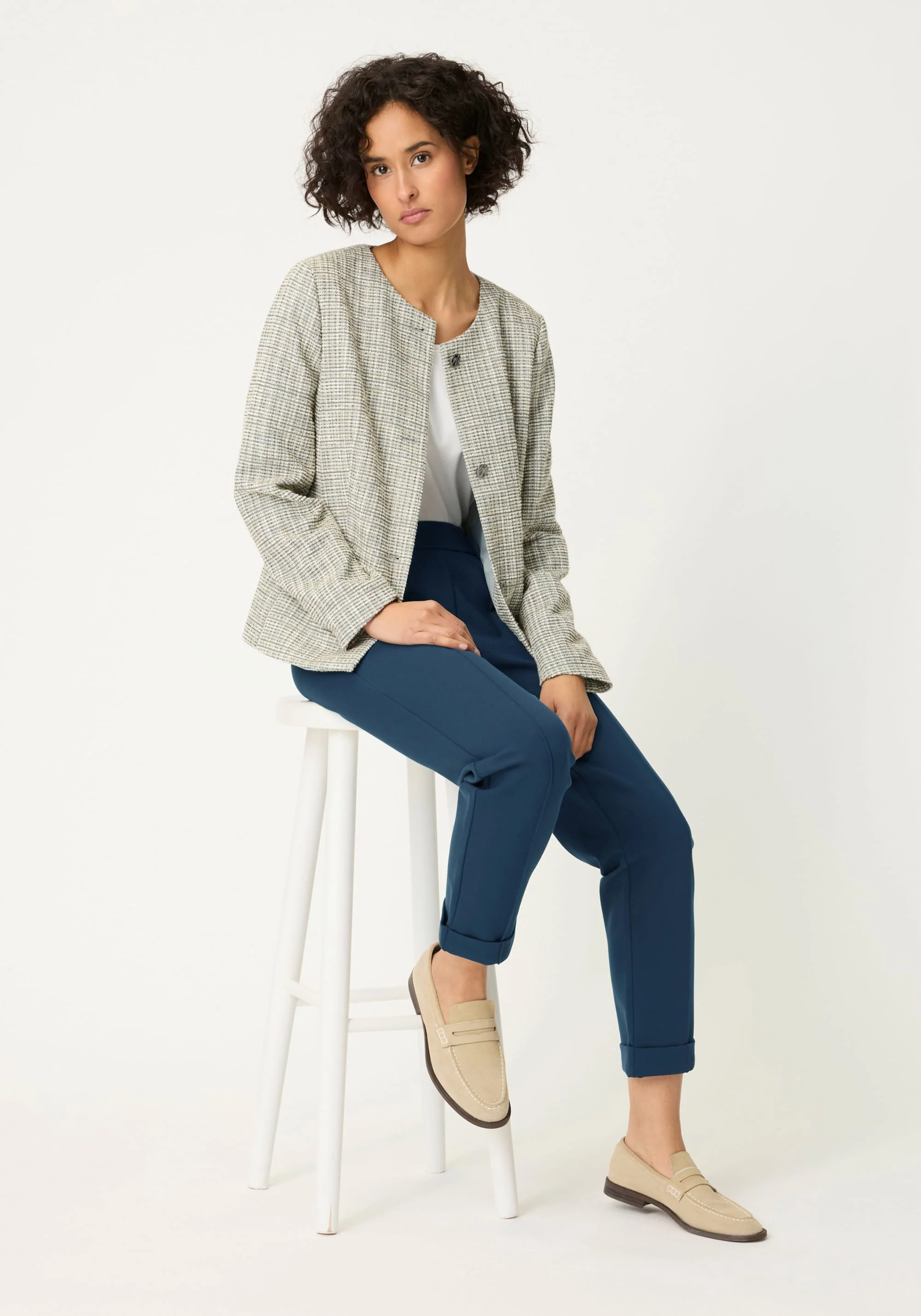 Ponte Roma Knit Pull-On Pant