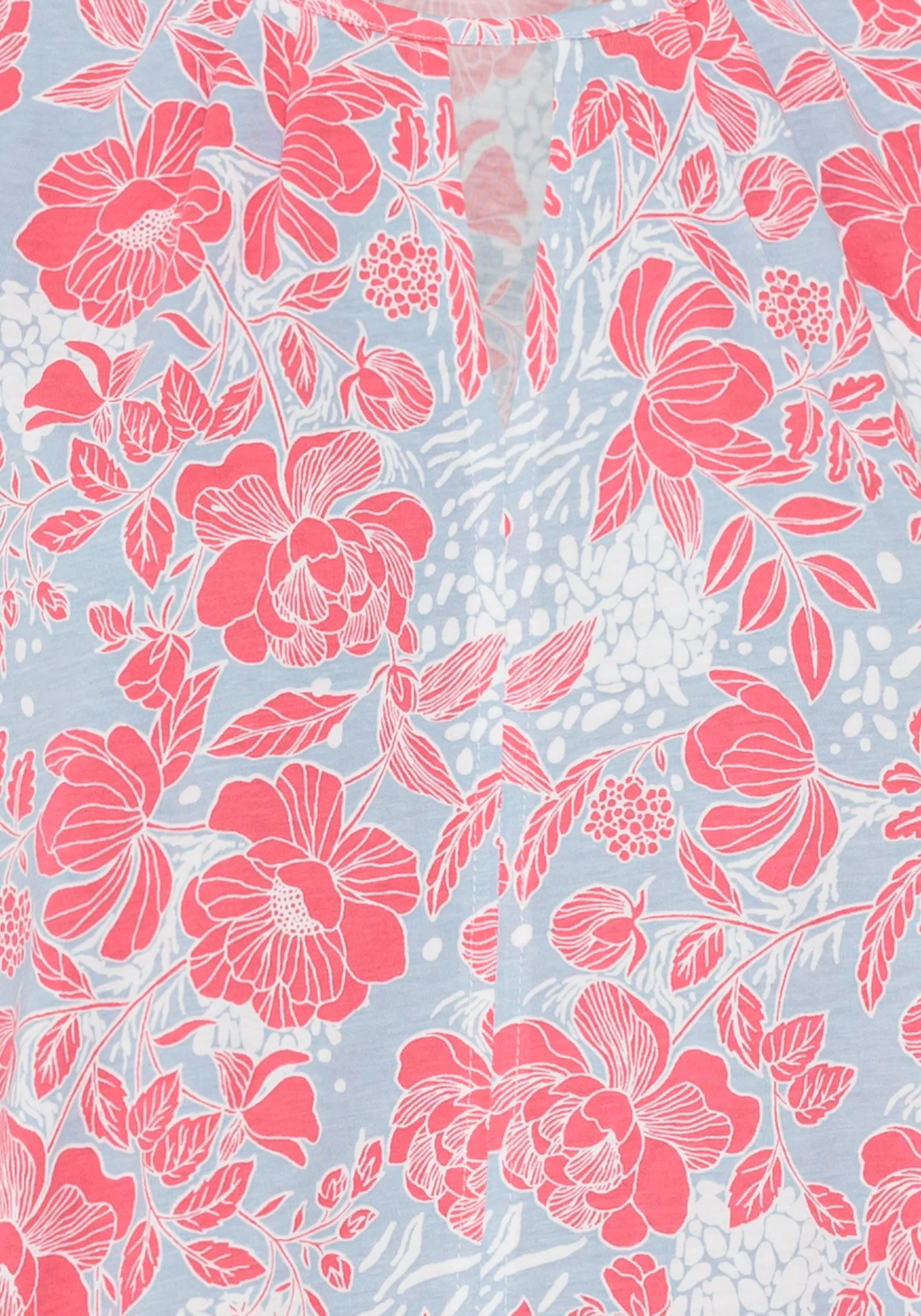 Prairie Floral Keyhole Neck T-Shirt - Image 10