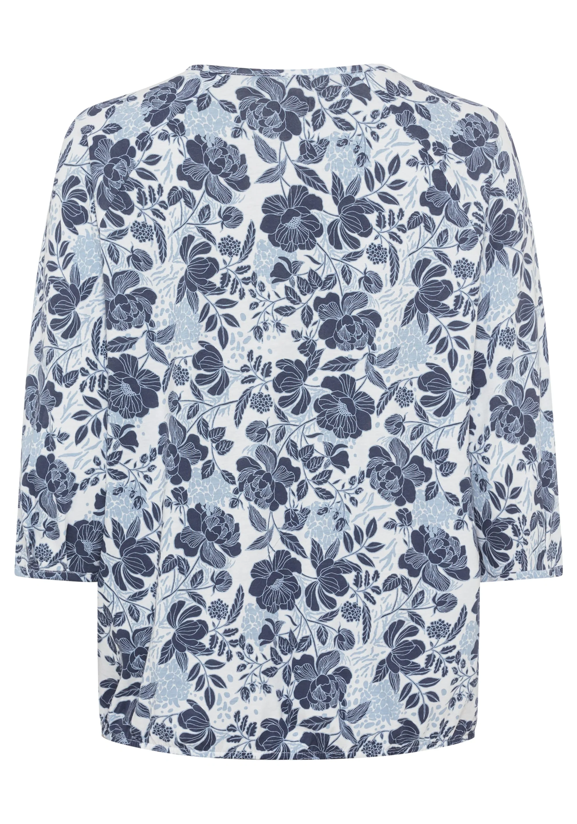 Prairie Floral Keyhole Neck T-Shirt - Image 4