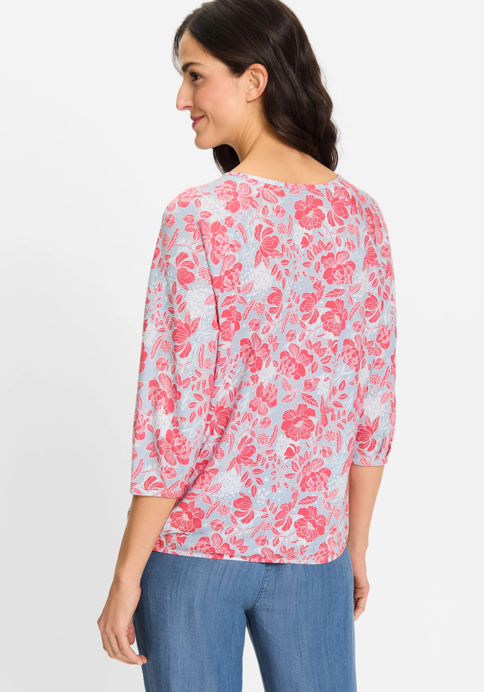 Prairie Floral Keyhole Neck T-Shirt - Image 7