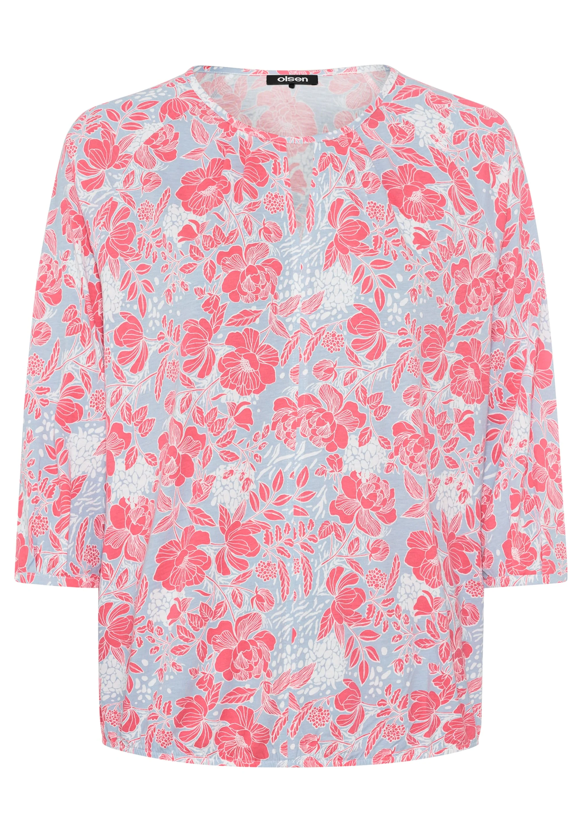 Prairie Floral Keyhole Neck T-Shirt - Image 8