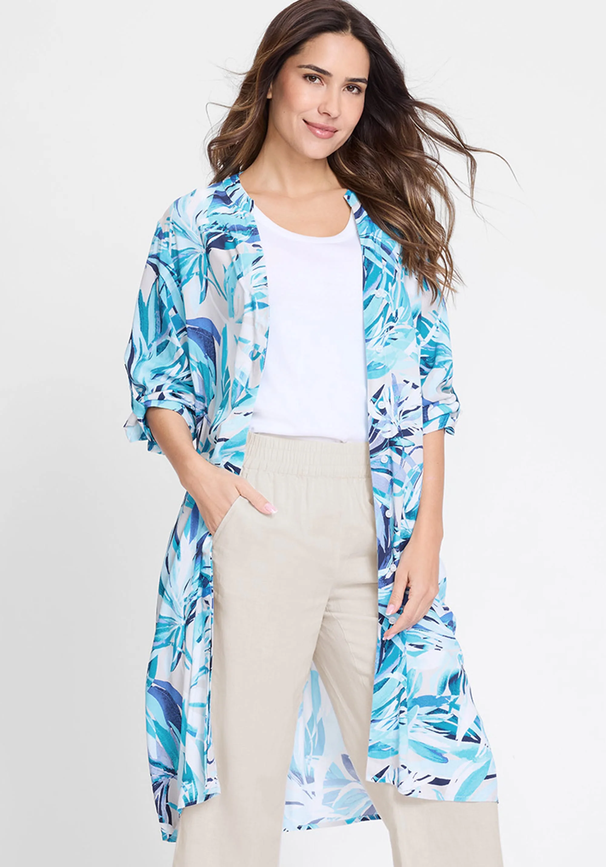 Printed Tunic Dress - Image 2