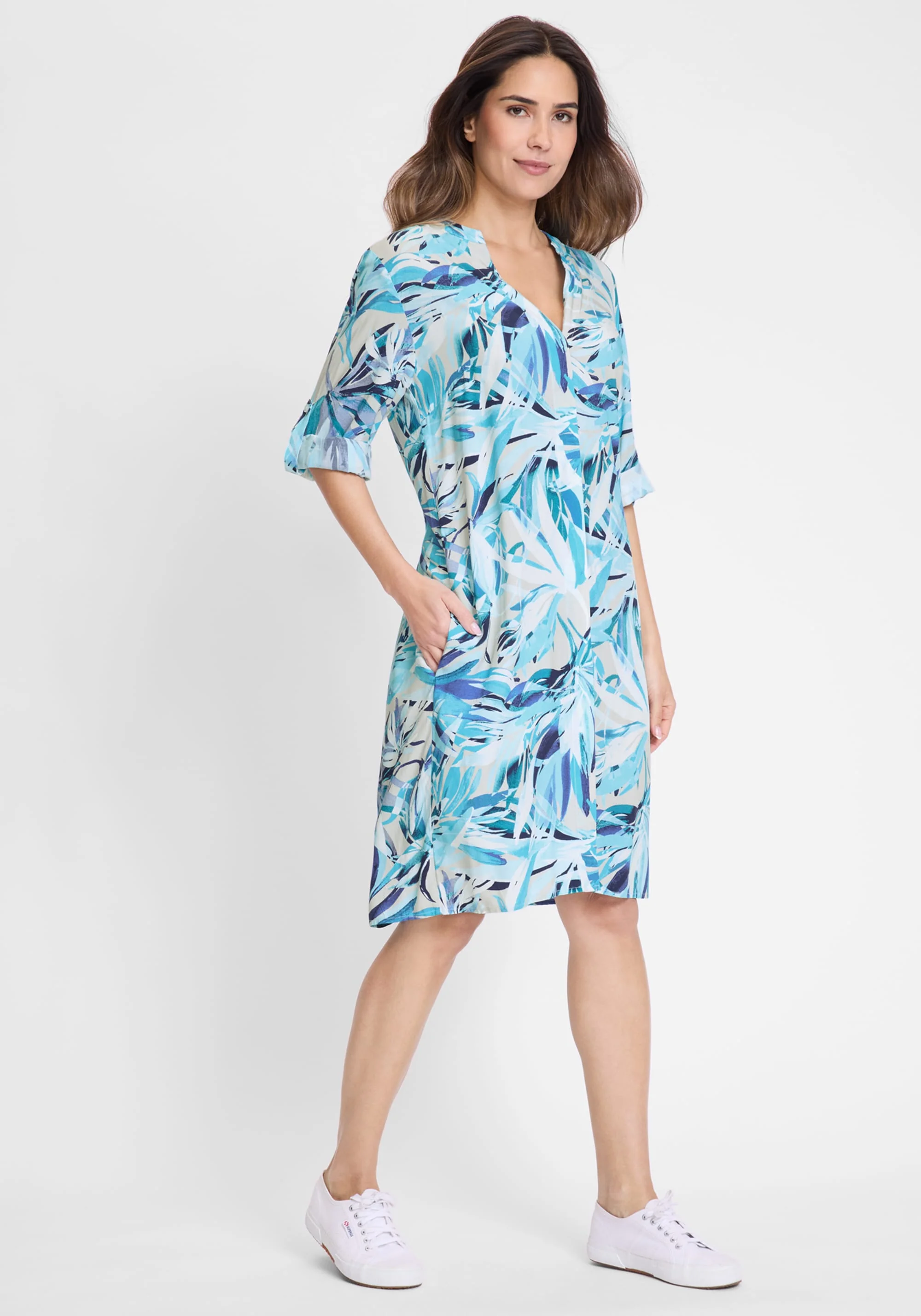 Printed Tunic Dress - Image 3