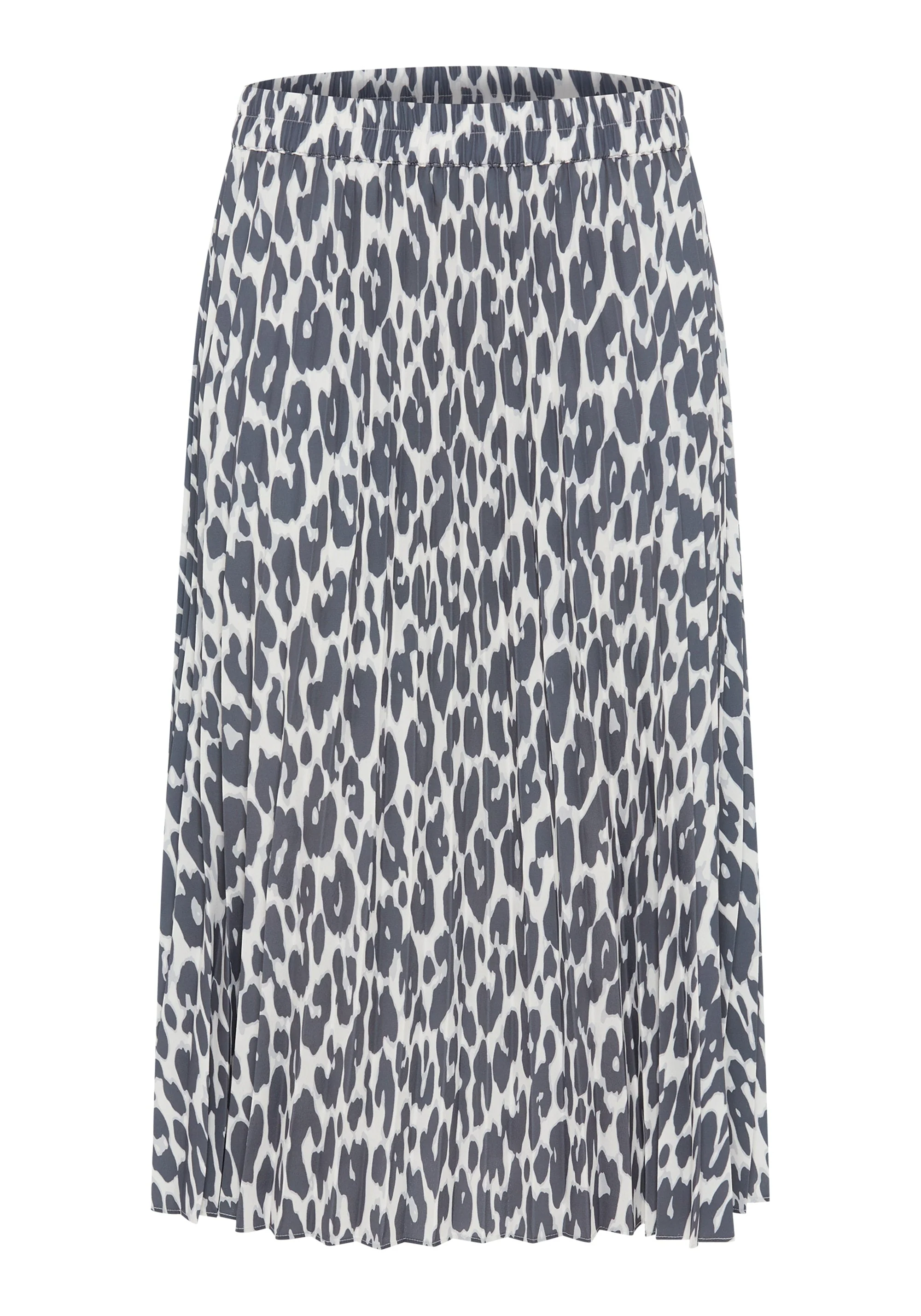 Pull-On Leopard Pleated Skirt - Image 5