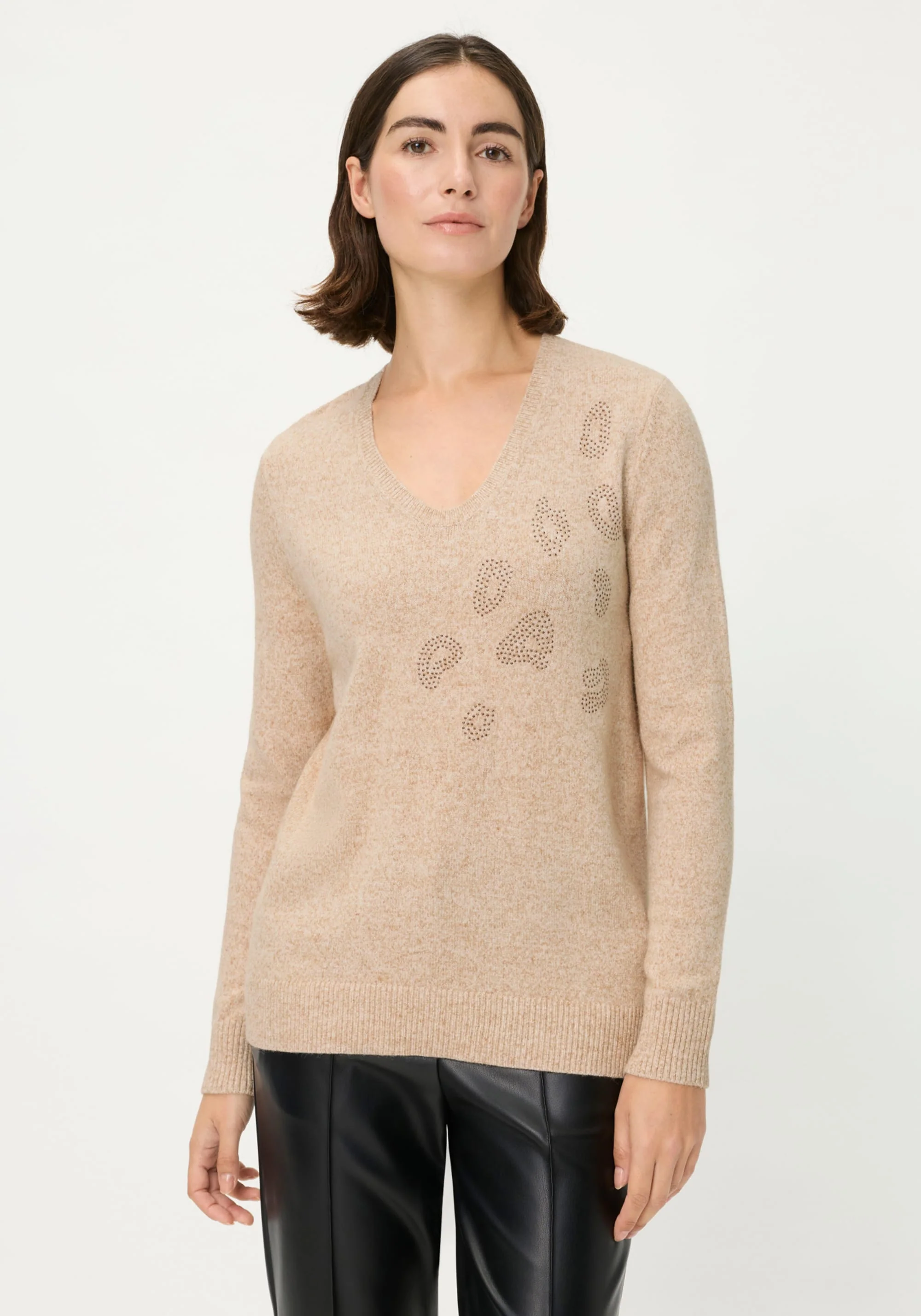Pullover with Embellished Leo Accents - Image 2