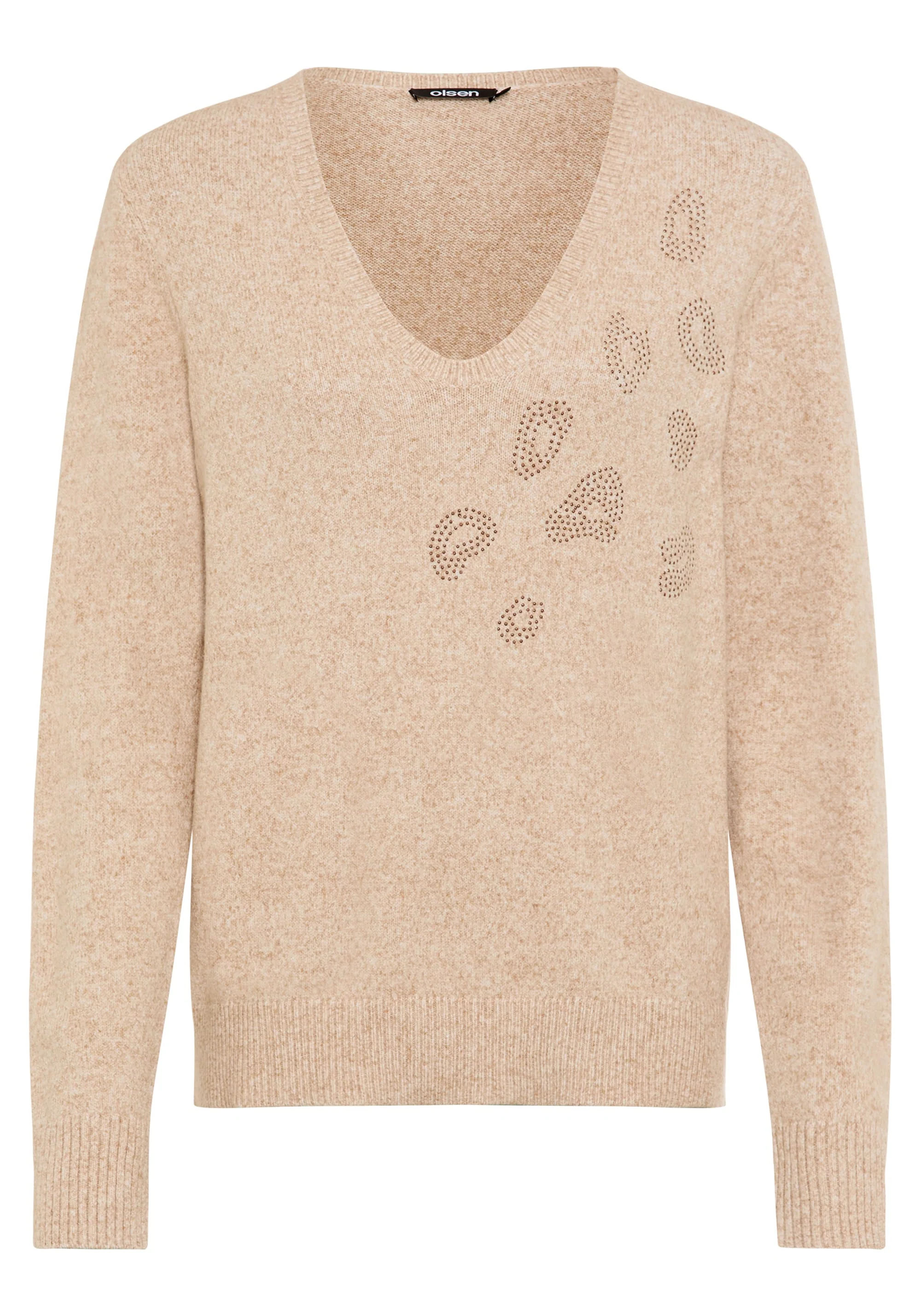 Pullover with Embellished Leo Accents - Image 4