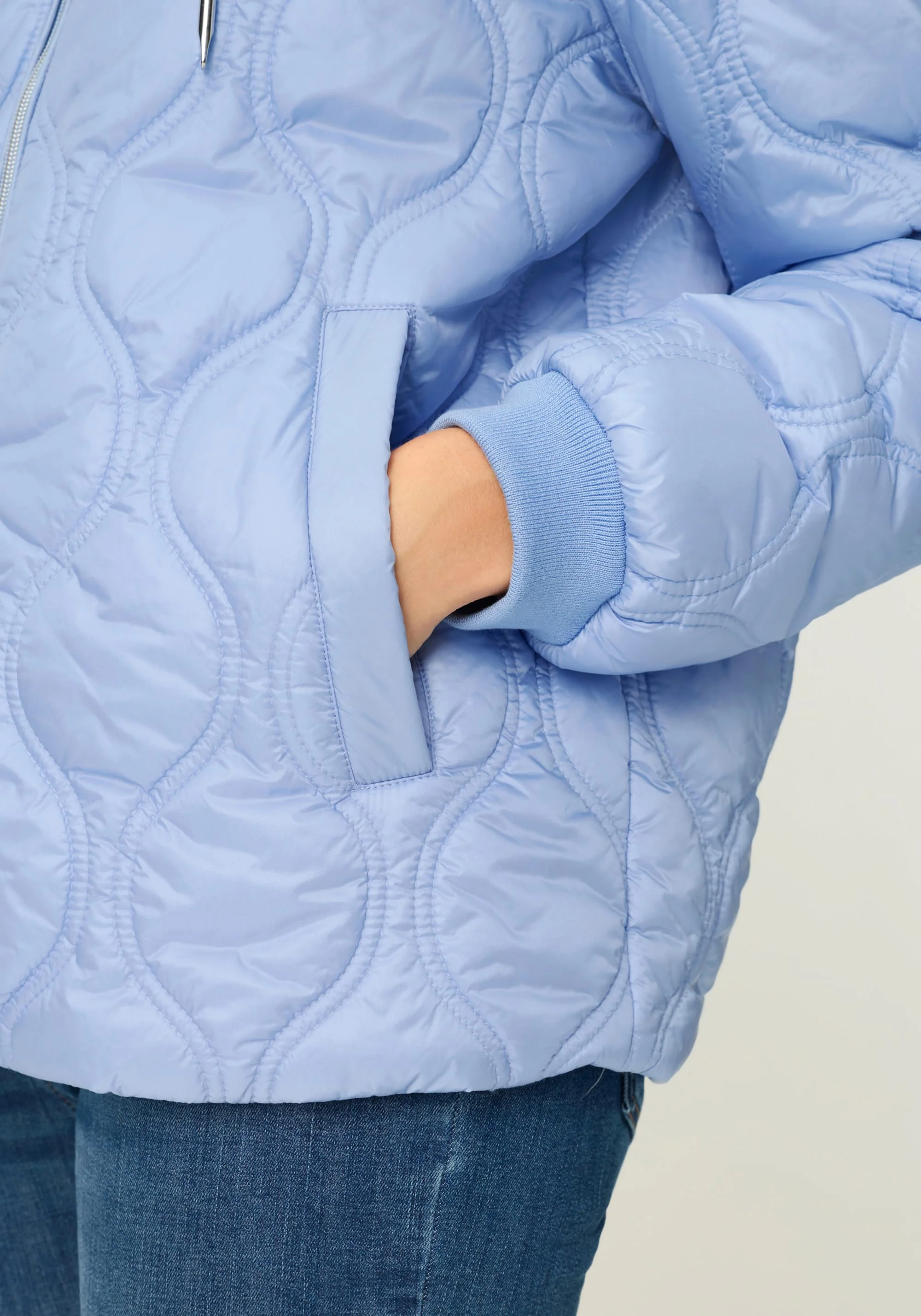 Quilted Jacket with Hood - Image 5