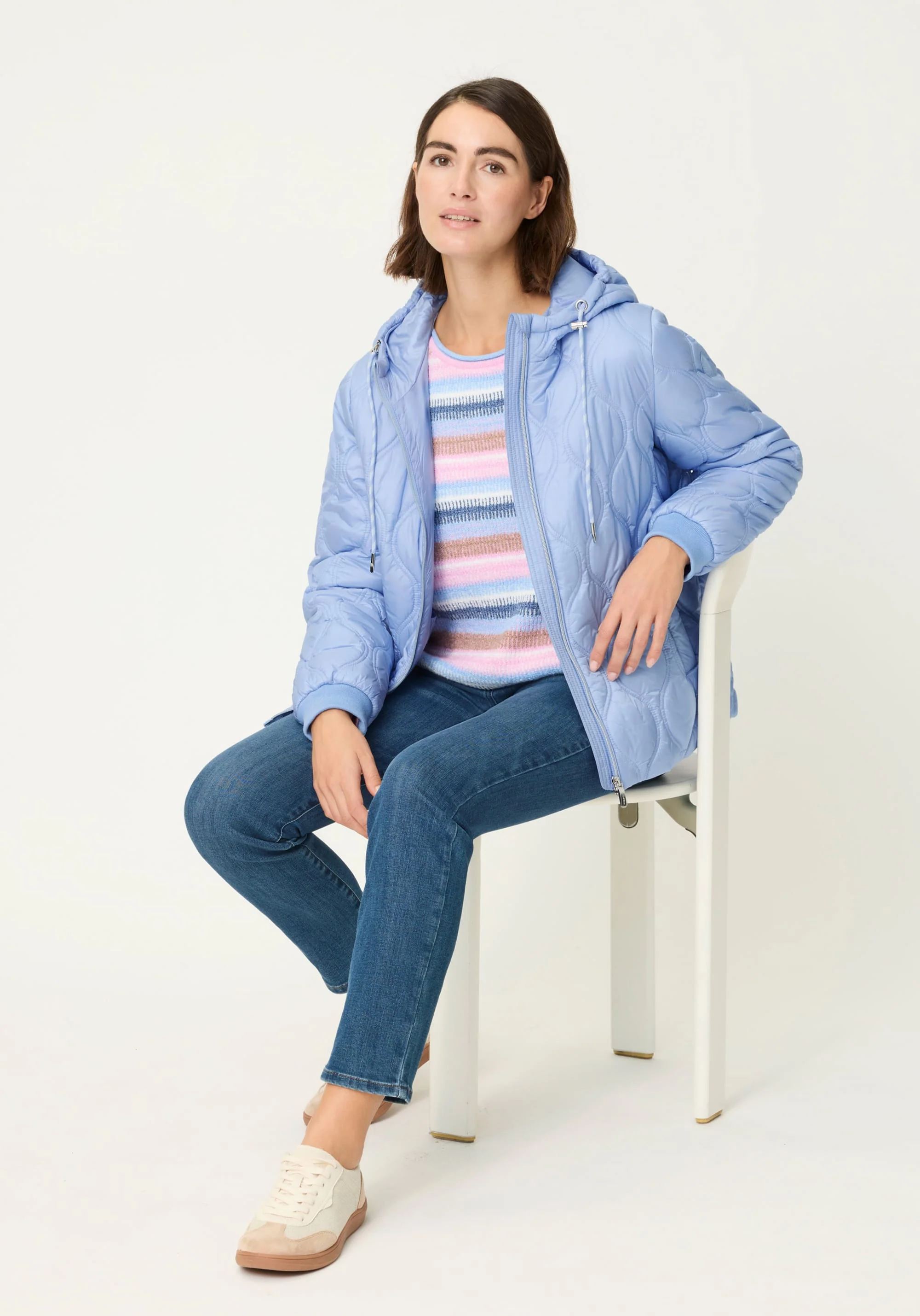 Quilted Jacket with Hood - Image 6