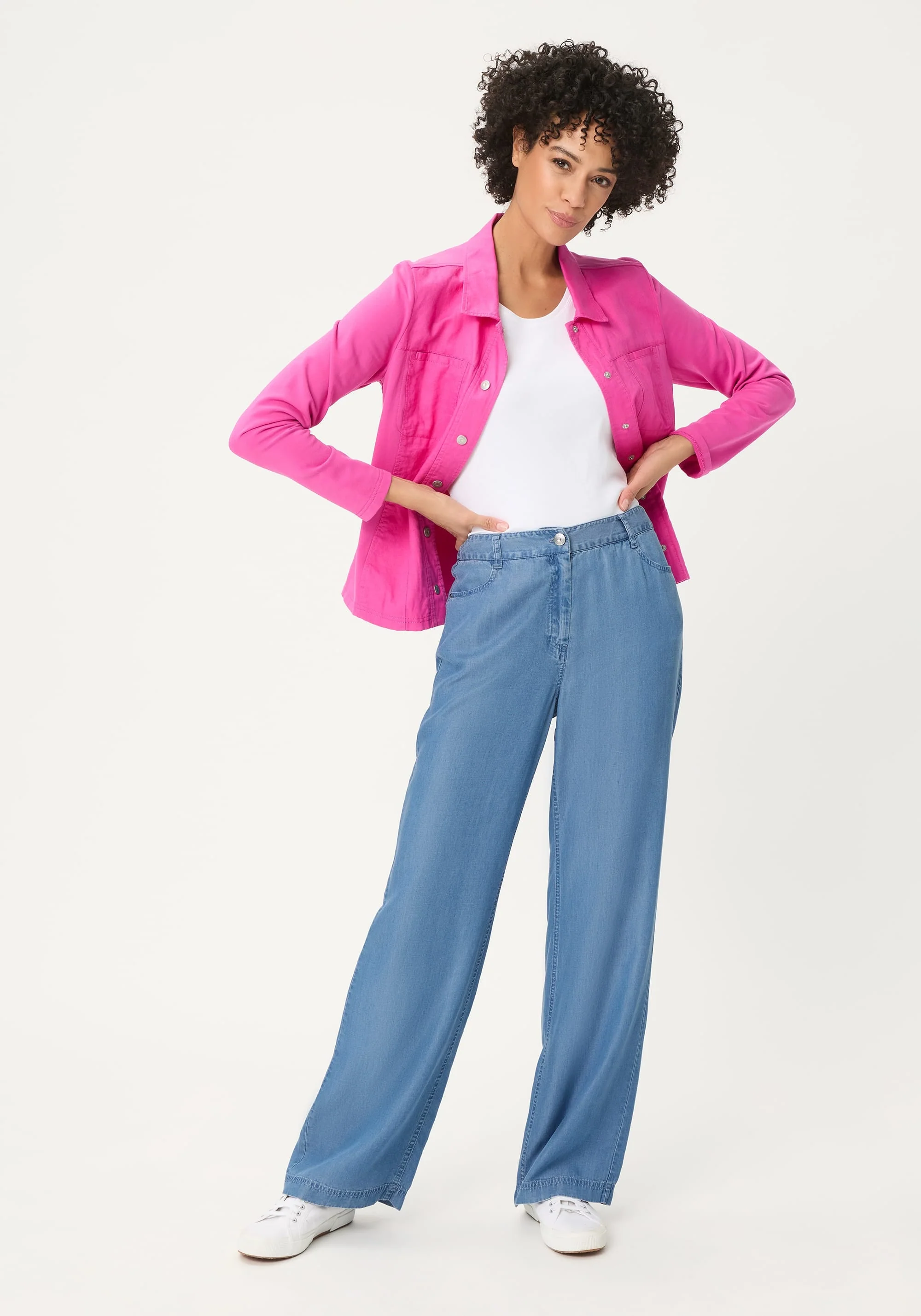 Relaxed Wide Leg Pant