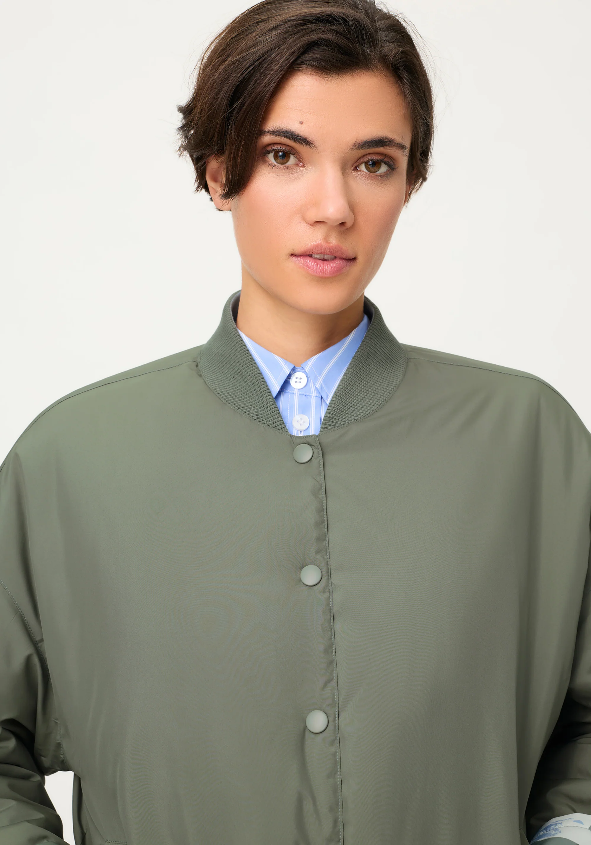 Reversible Botanic Camo Bomber Jacket - Image 4