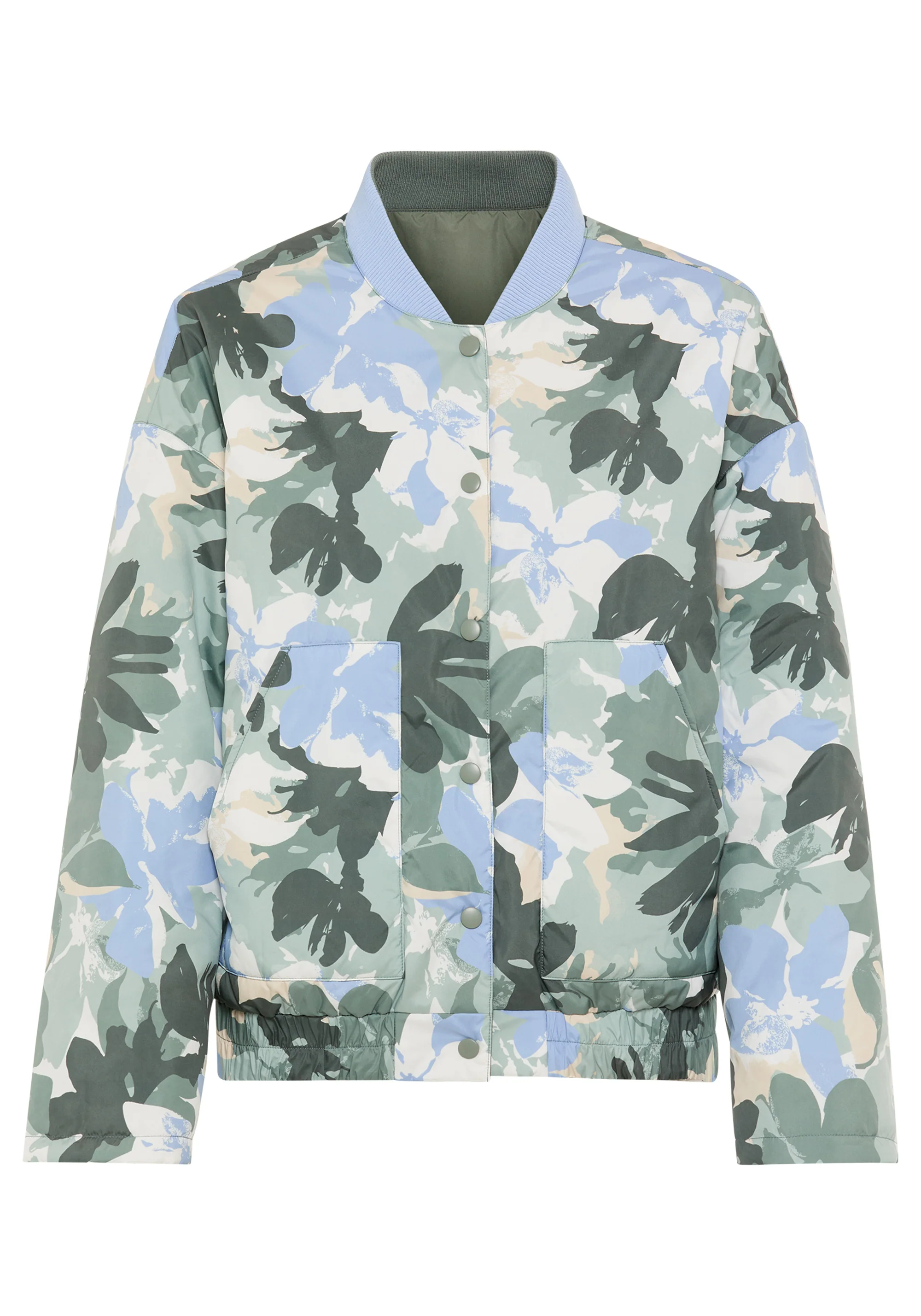 Reversible Botanic Camo Bomber Jacket - Image 7