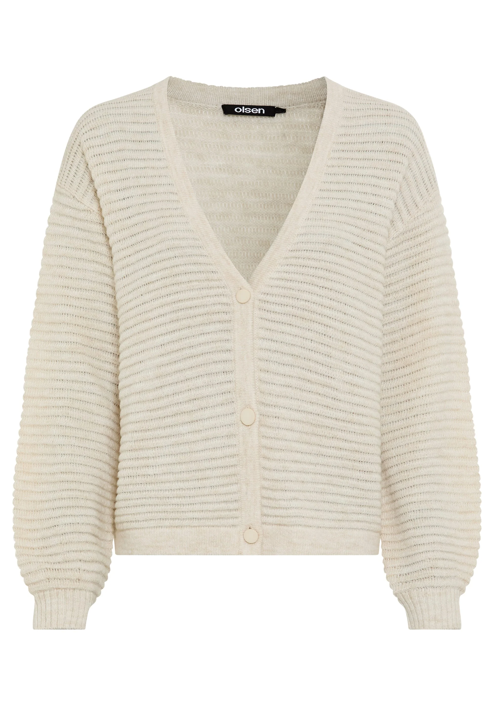 Rib Knit Cardigan - Image 5