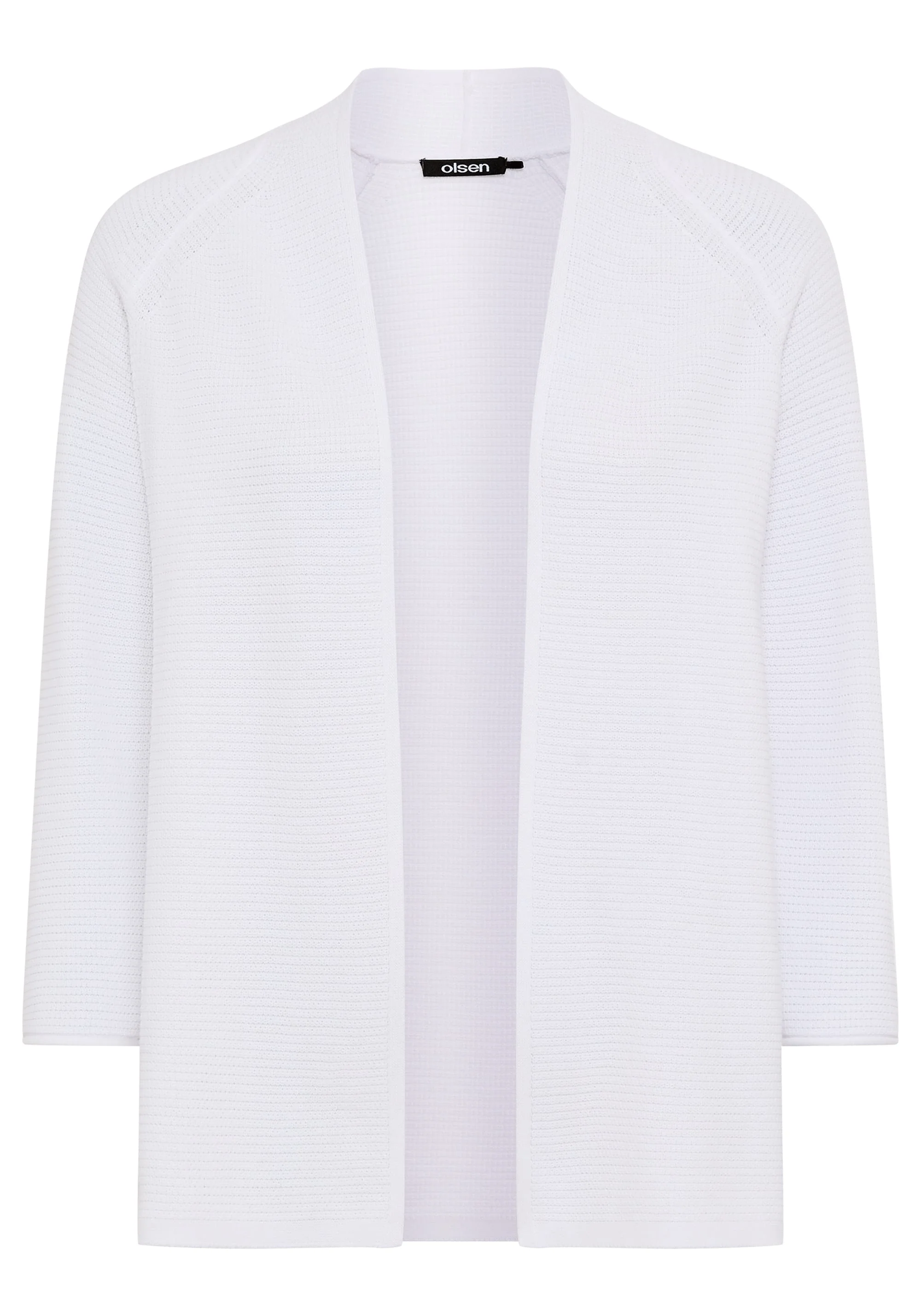 Rib Knit Open Front Cardigan - Image 6