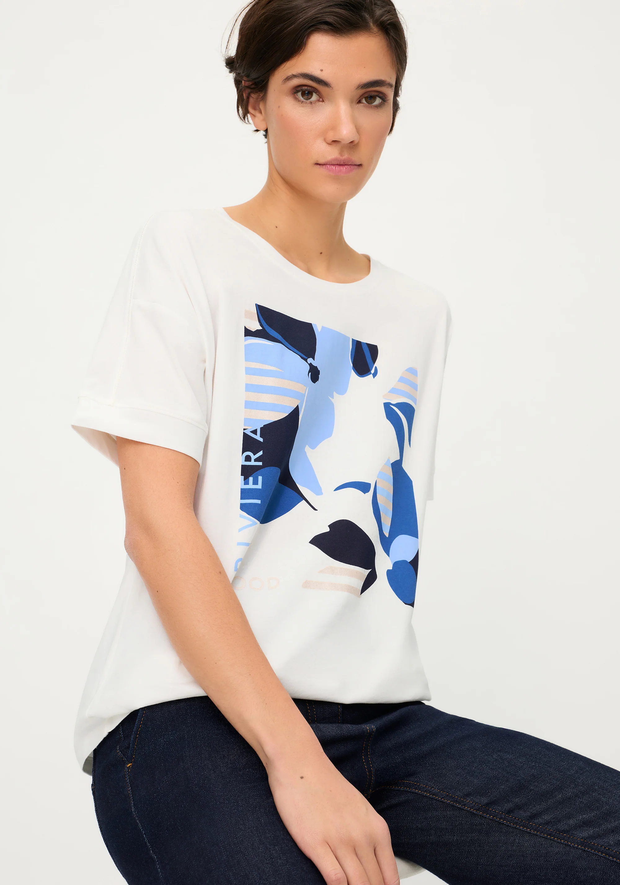 Riviera Placement Print T-Shirt - Image 3