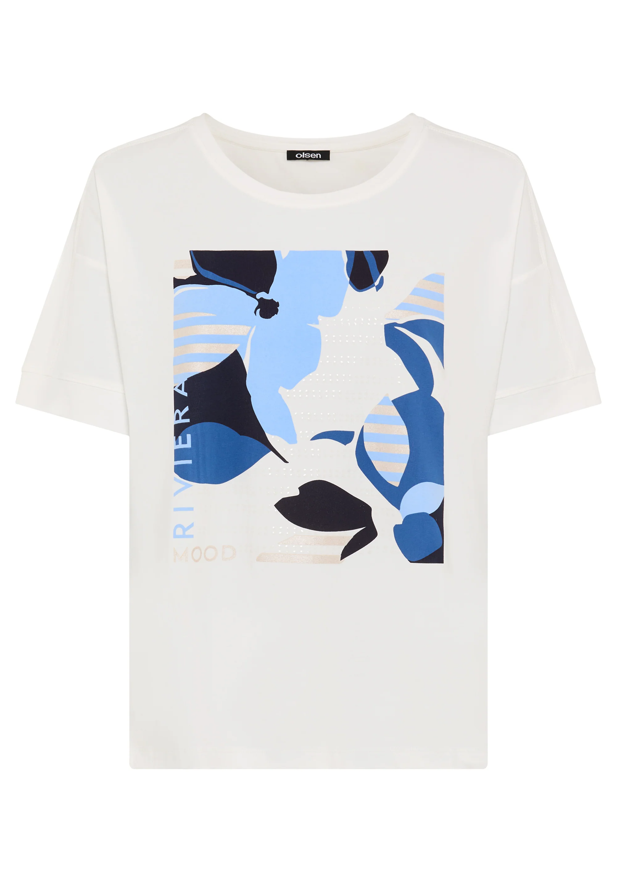 Riviera Placement Print T-Shirt - Image 4